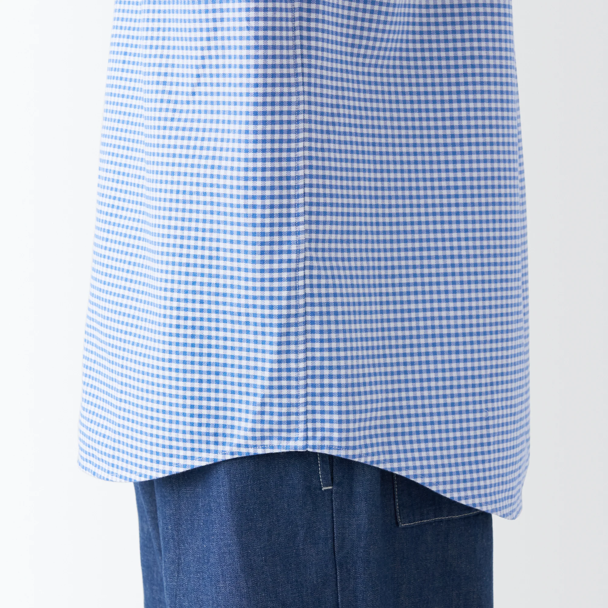 Men's Washed Oxford Button Down  Patterned Short Sleeve Shirt - Image 26
