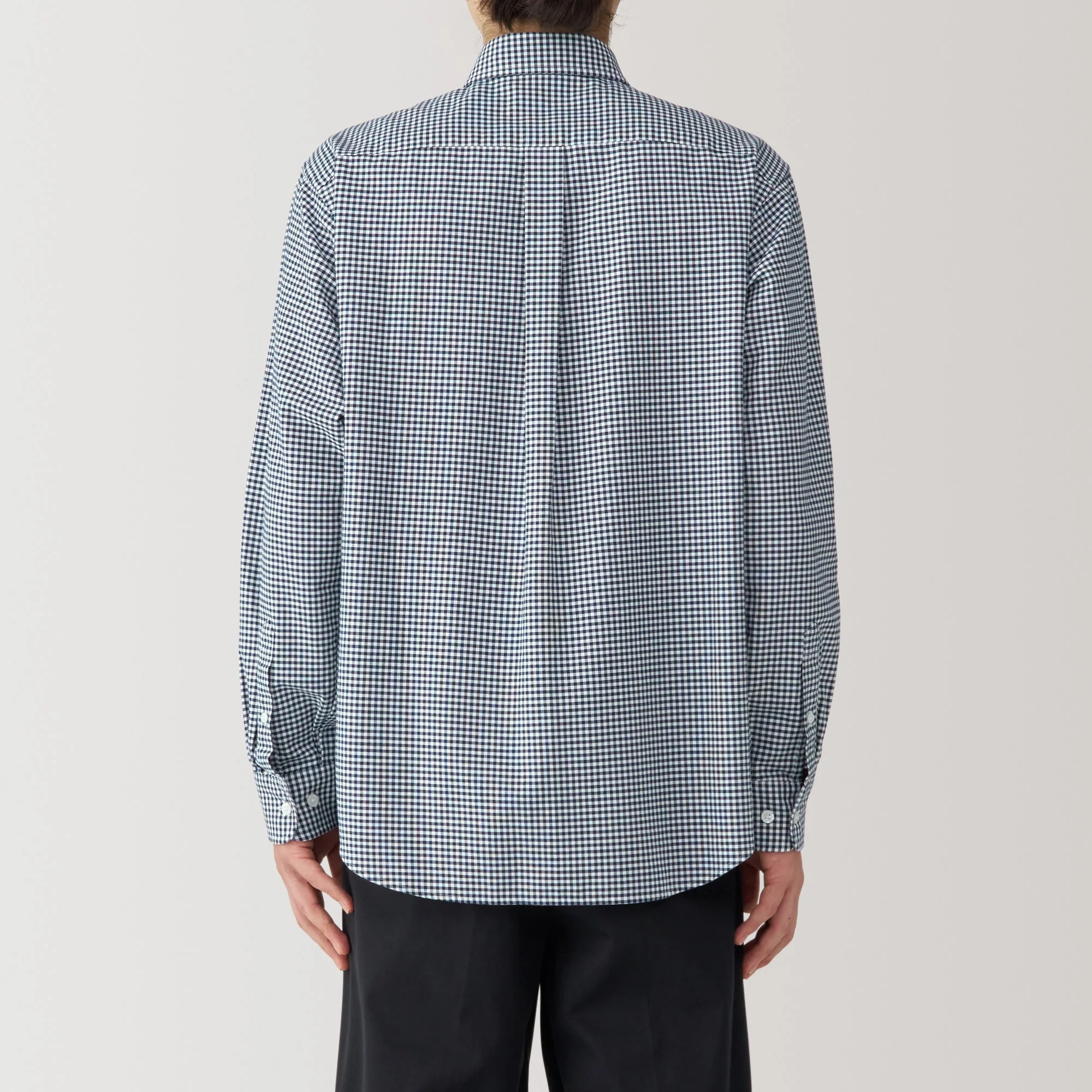 Men's Washed Oxford Button Down Shirt - Image 54