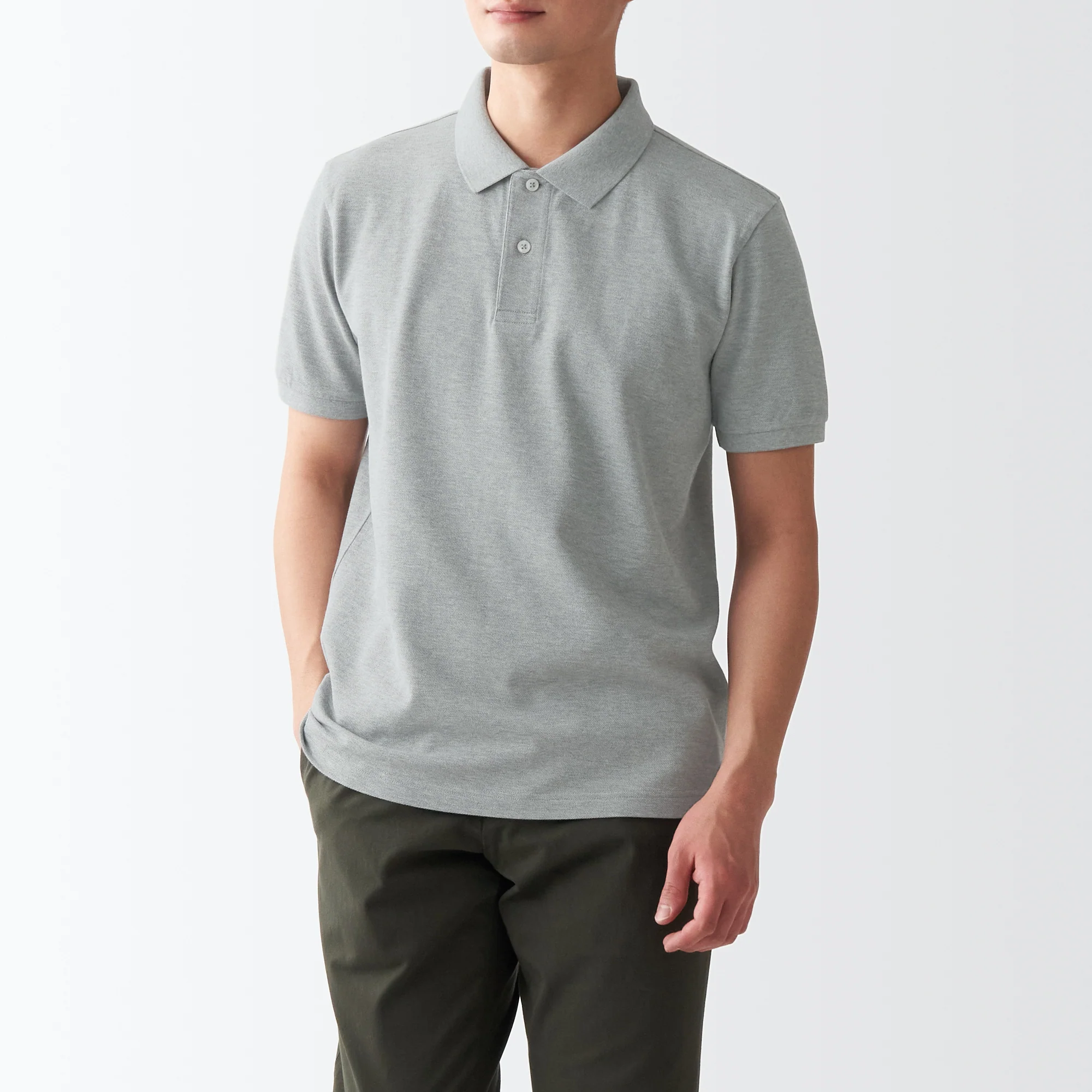 Men's Washed Pique Polo Shirt - Image 20