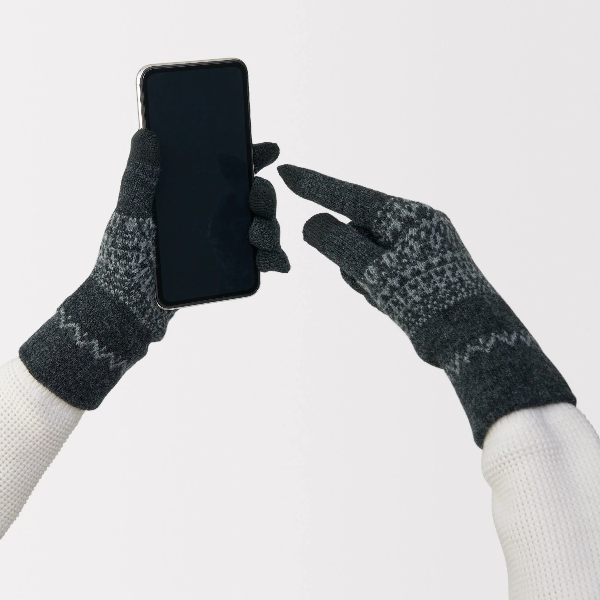 Merino Wool Blend Touchscreen Gloves - Image 4
