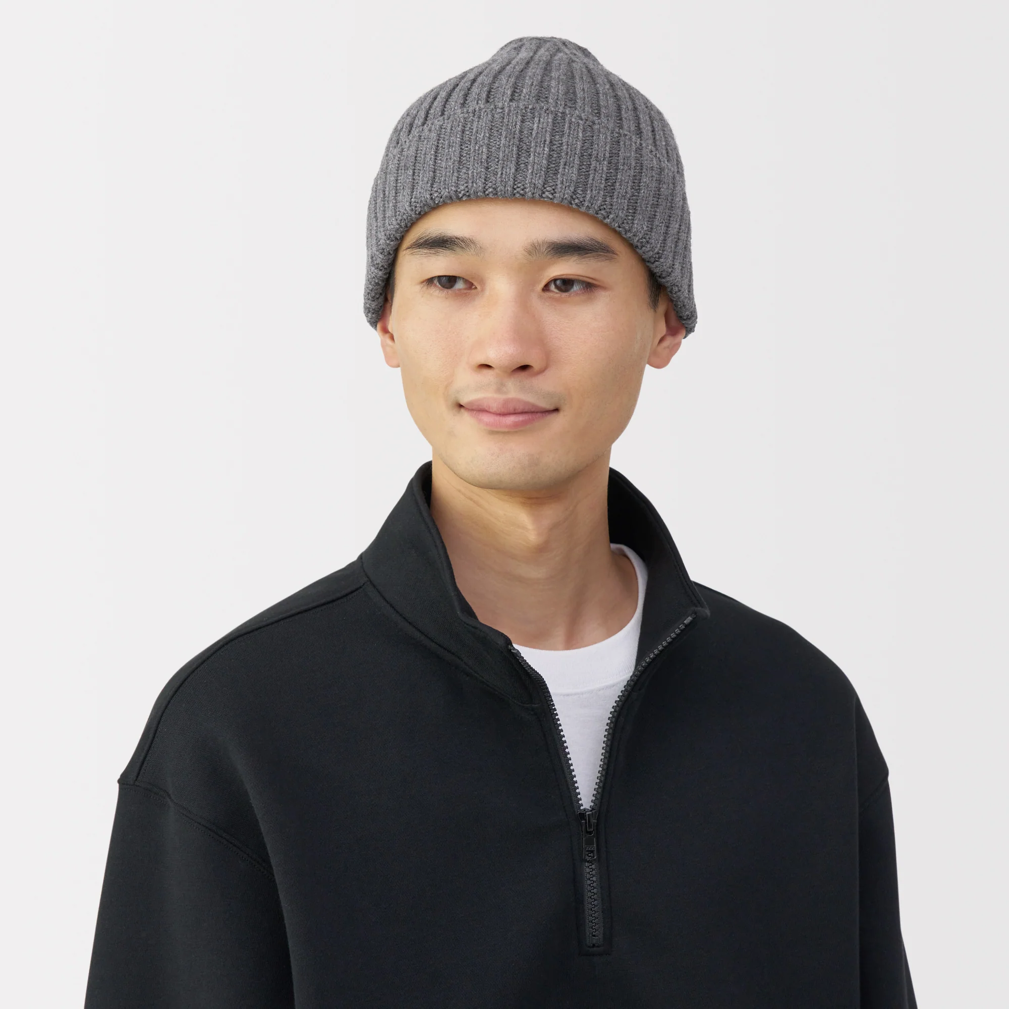 Merino Wool Ribbed Beanie - Image 18