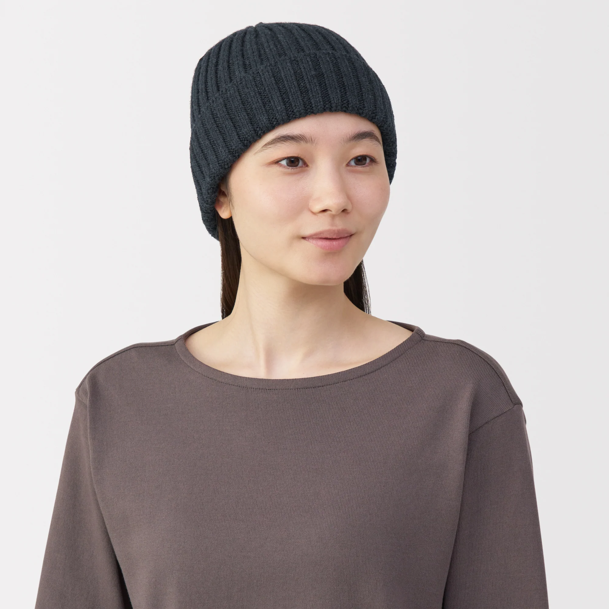 Merino Wool Ribbed Beanie - Image 29