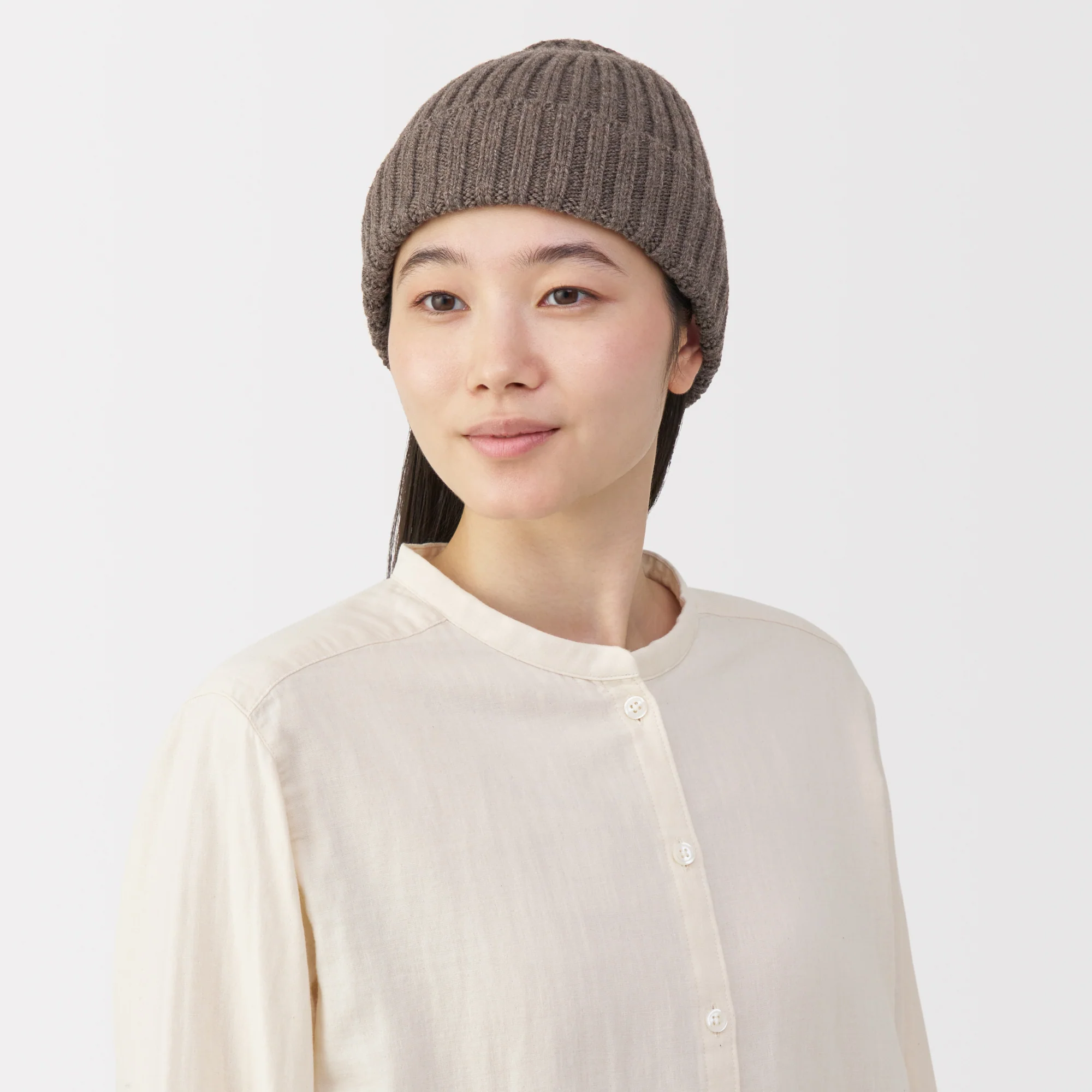 Merino Wool Ribbed Beanie - Image 41