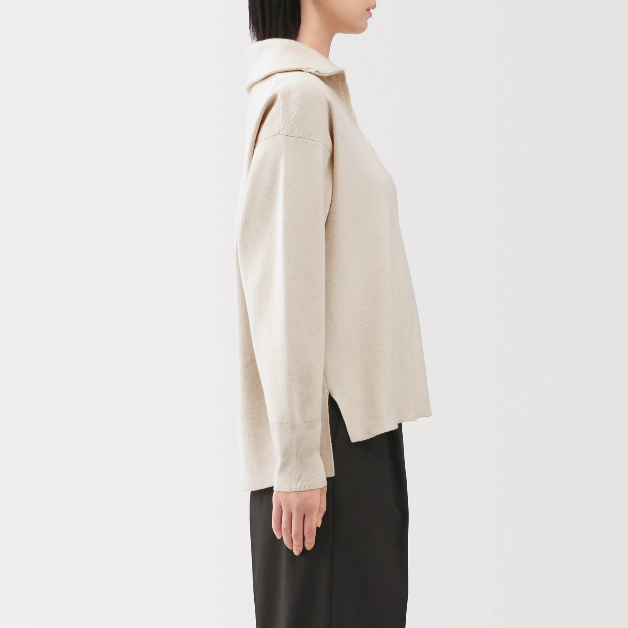 Milano Rib Half-Zip Sweater - Image 5