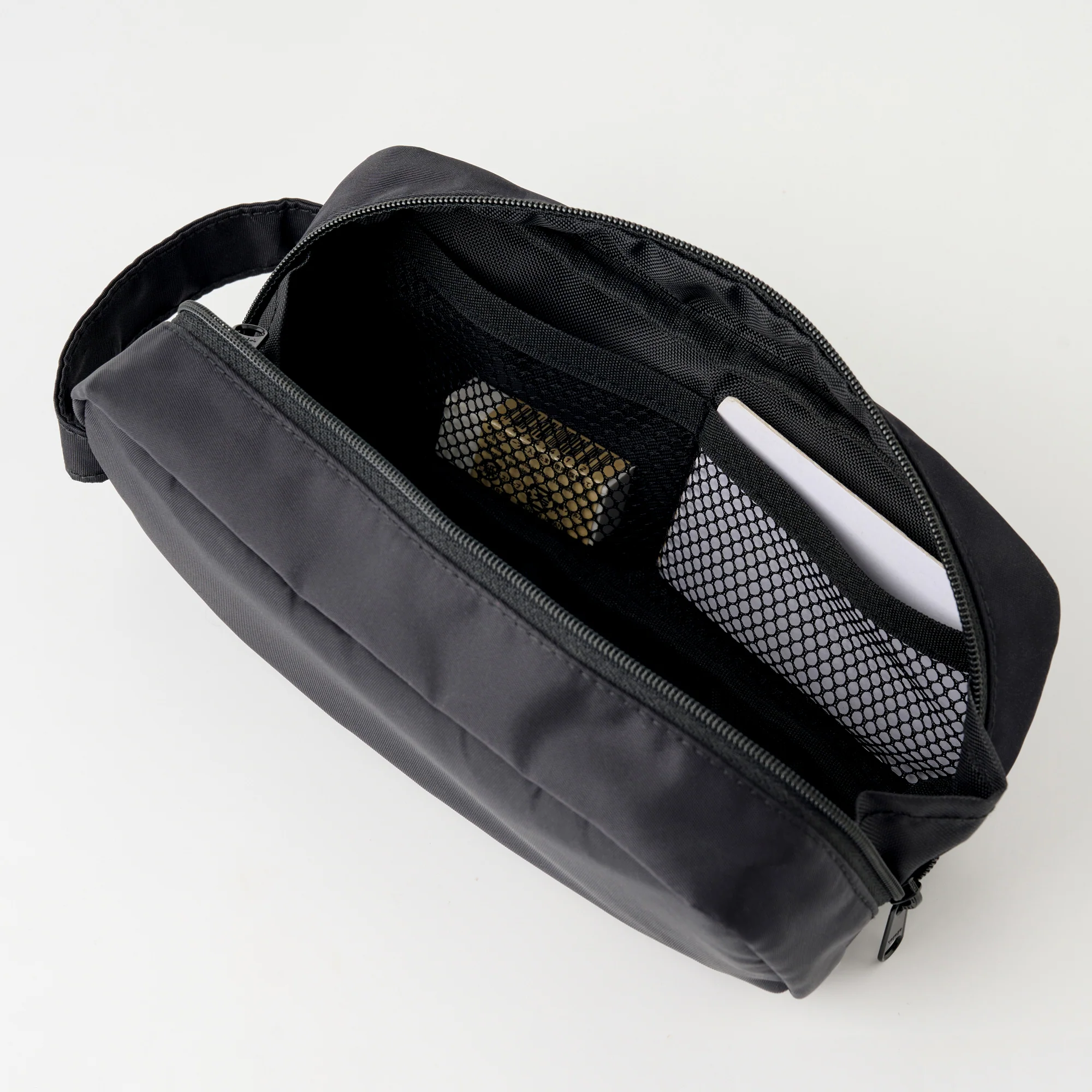 Nylon Pen Case with Handle - Black - Image 7