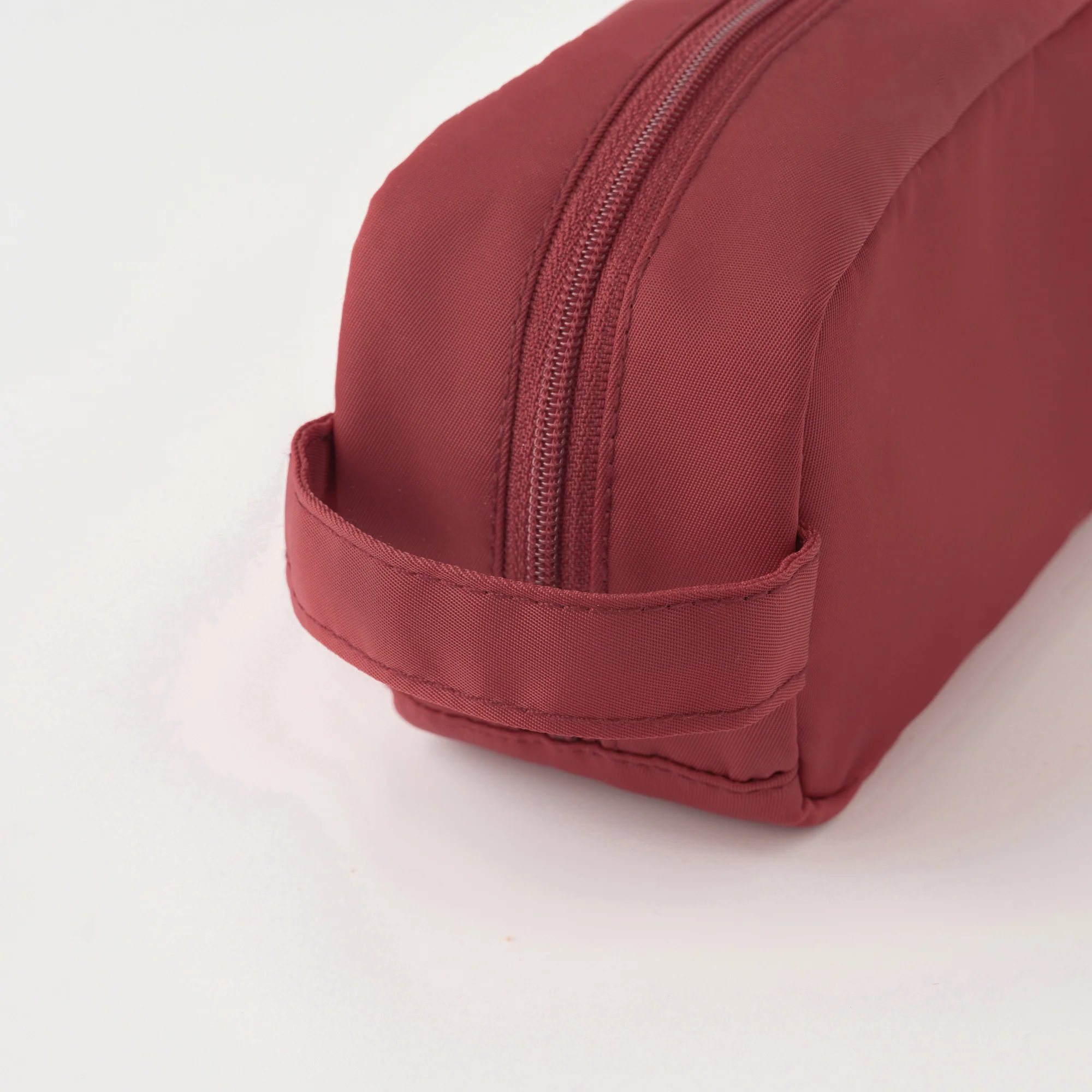Nylon Pen Case with Handle - Red - Image 6