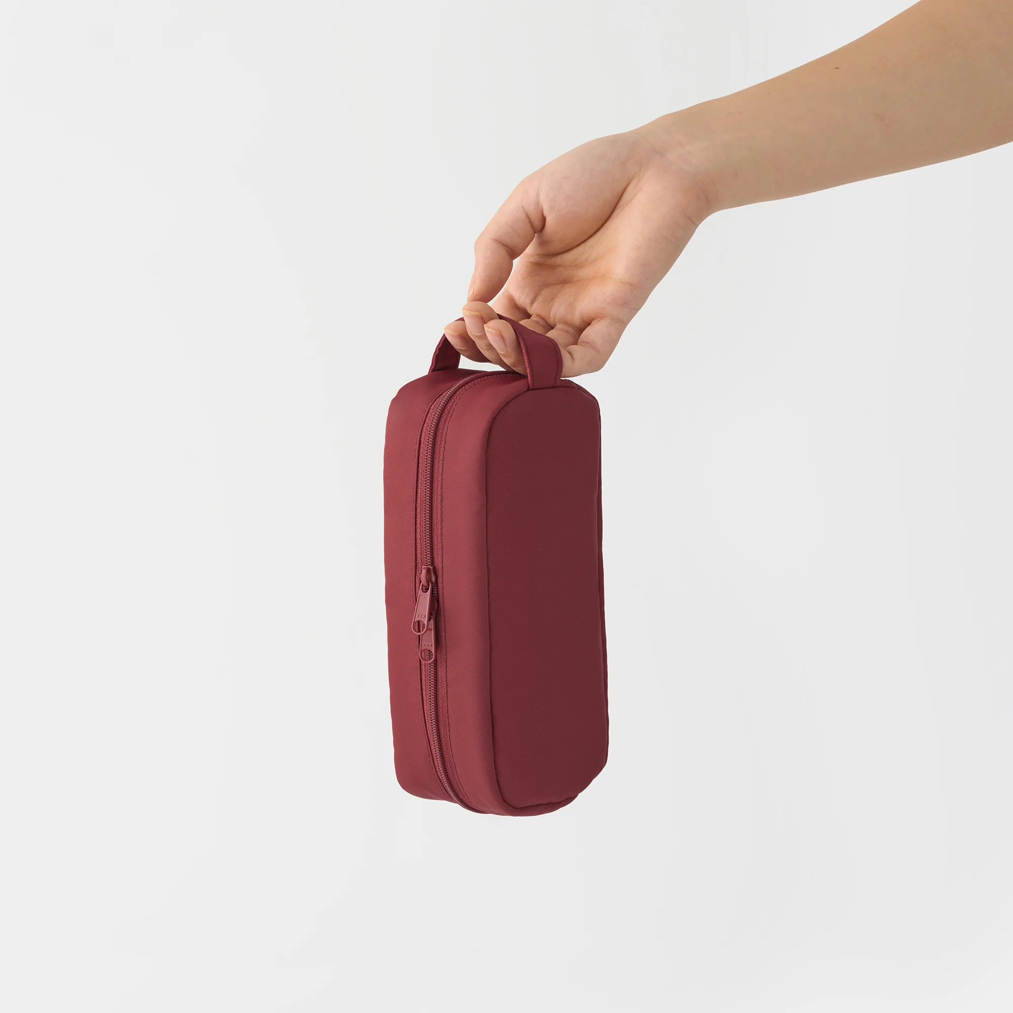 Nylon Pen Case with Handle - Red - Image 9