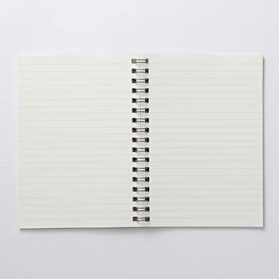 Planting Tree Paper Double Ringed Notebook A6 Beige - Image 2