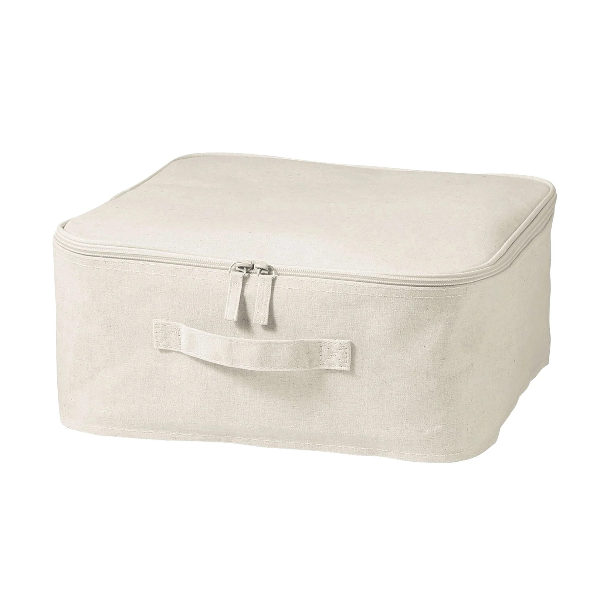 Polyester Linen Soft Box Square with Lid - Small