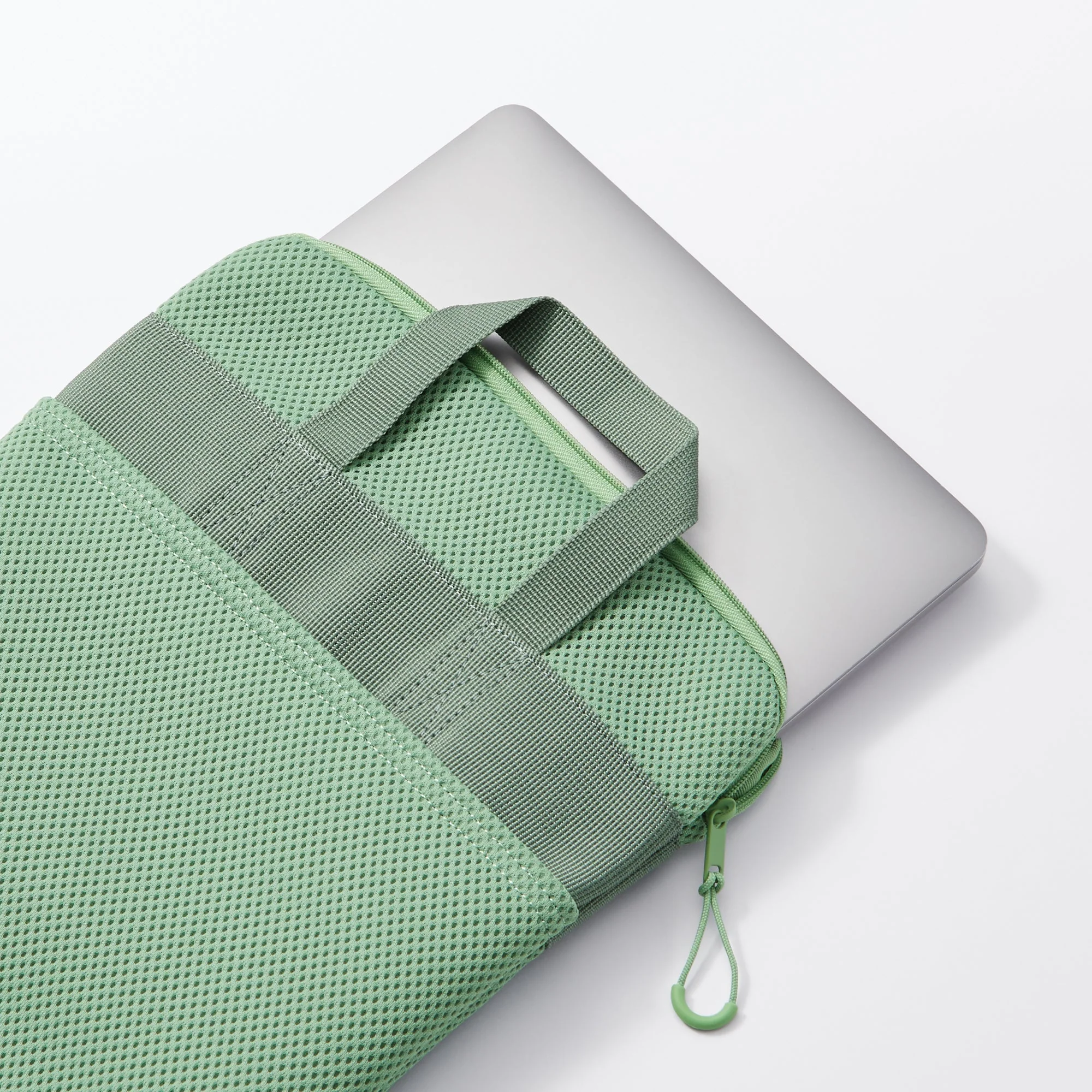Polyester Vertical Cushioned Tablet Case - Green - Image 2