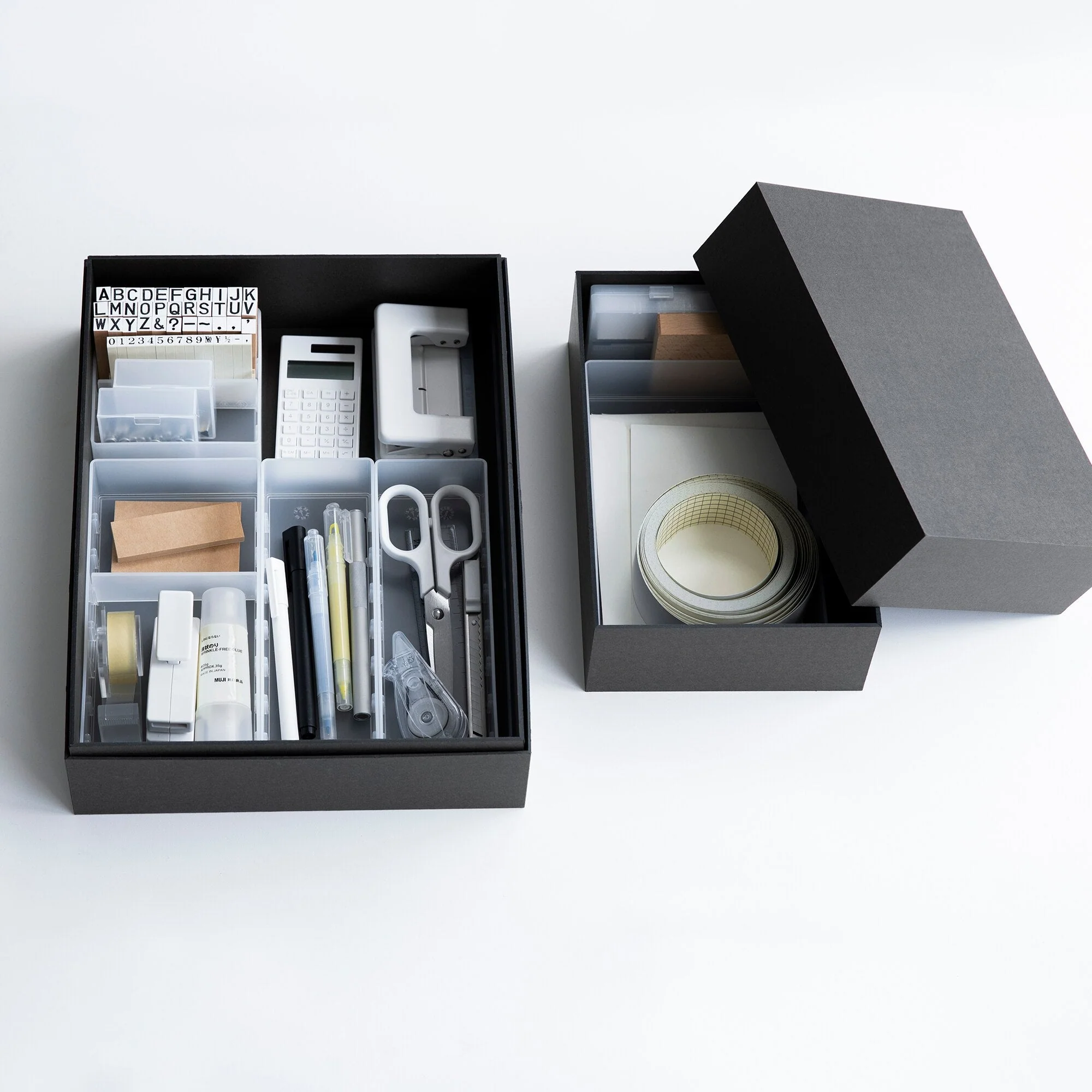 Polypropylene Desk Organizer 2 (W3.9 x D7.9 x H1.6") - Image 6