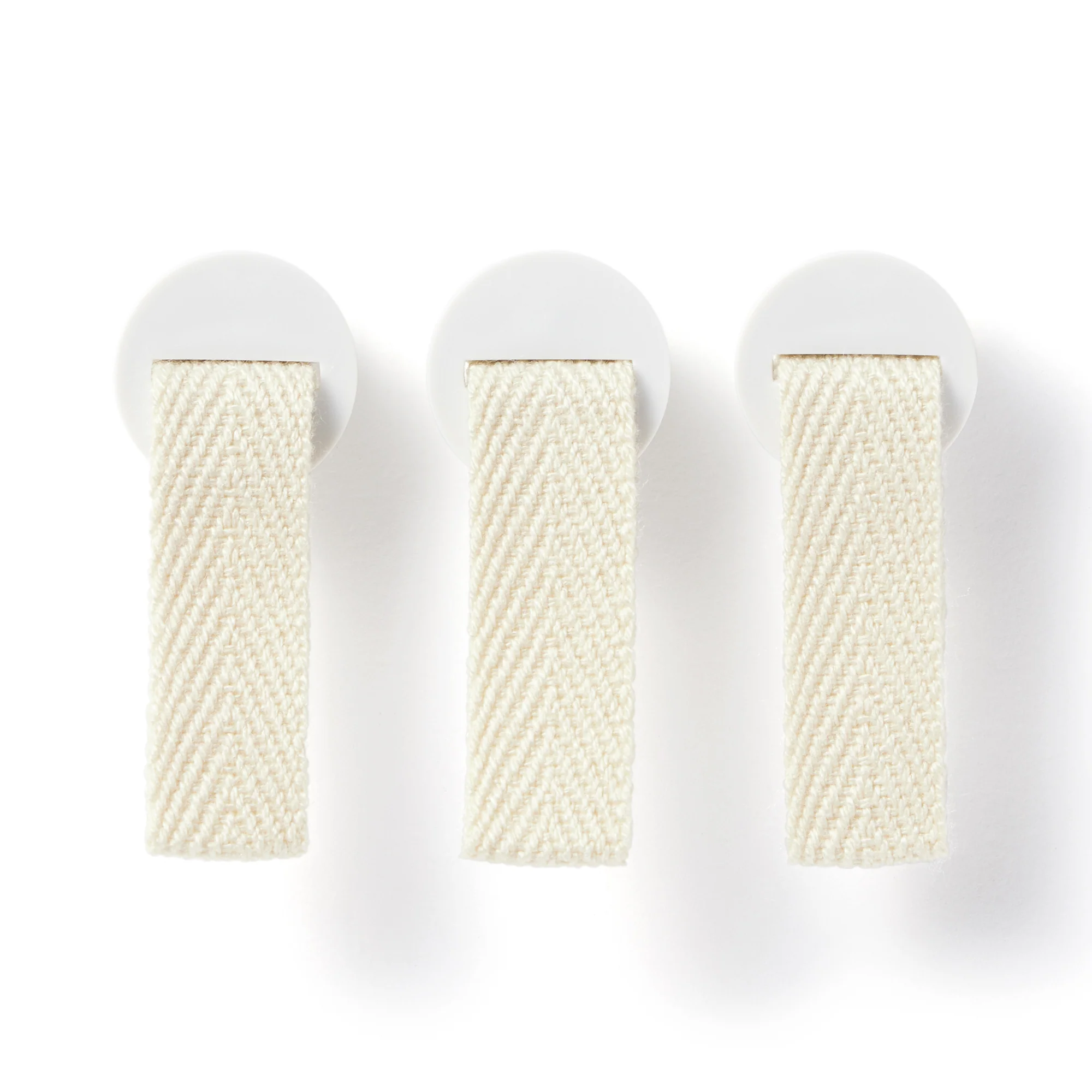 Polypropylene File Box Handle - Natural (3 Pack)