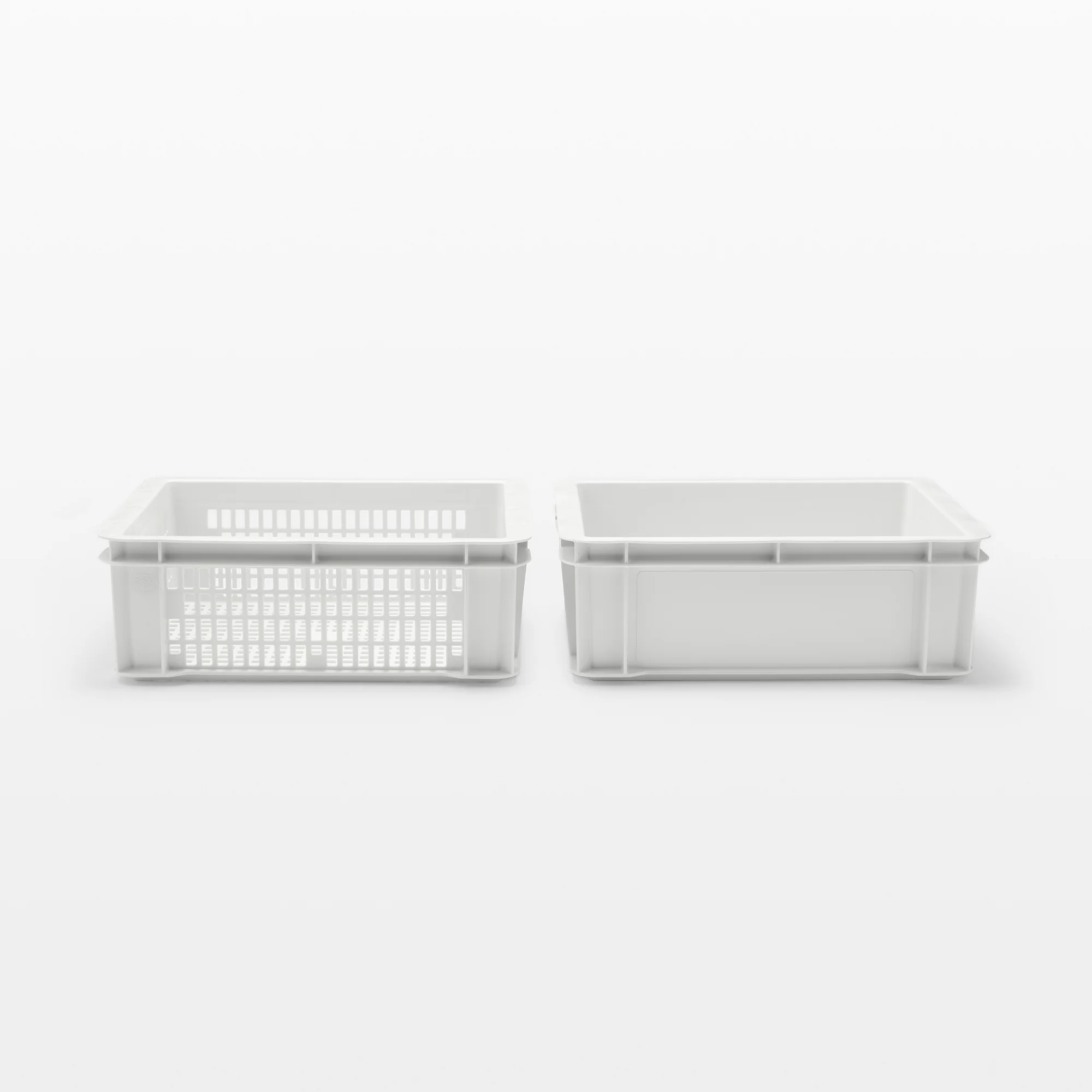 Polypropylene Mesh Container White Gray - Image 9
