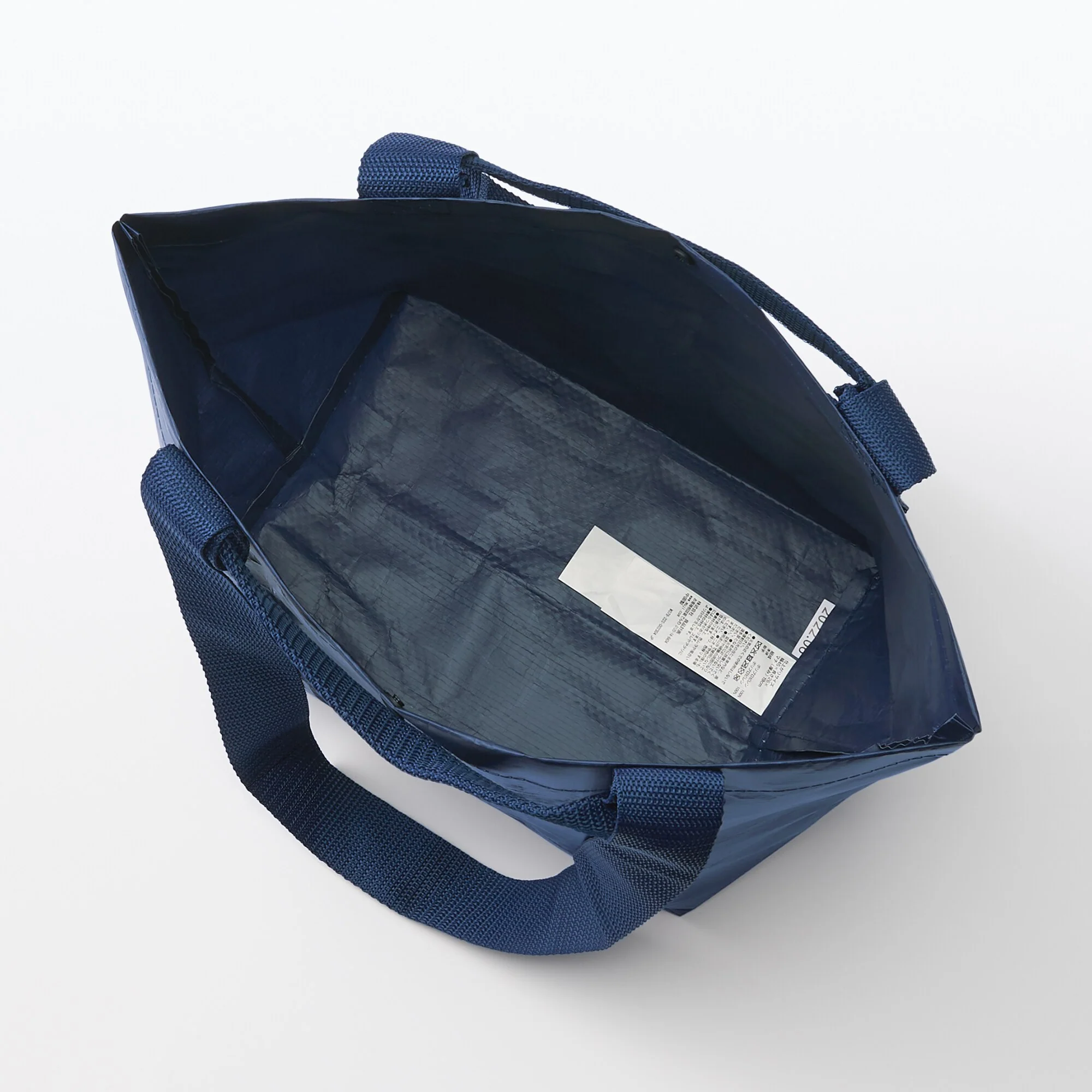 Polypropylene Sheet Mini Tote - Navy - Image 3
