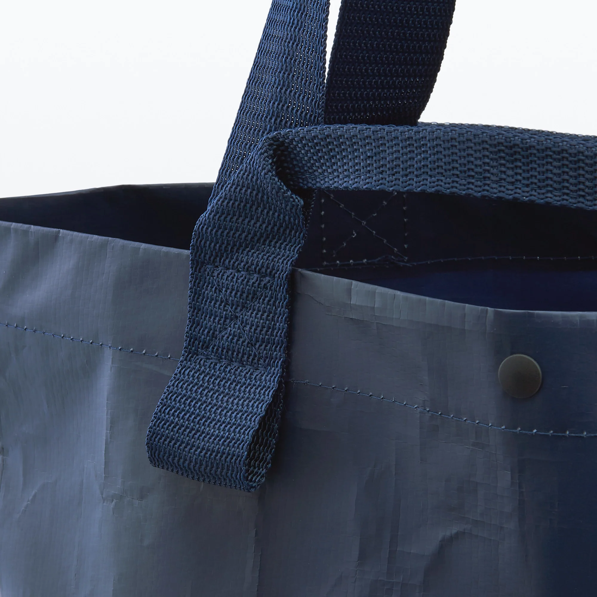 Polypropylene Sheet Tote - Navy - Image 5