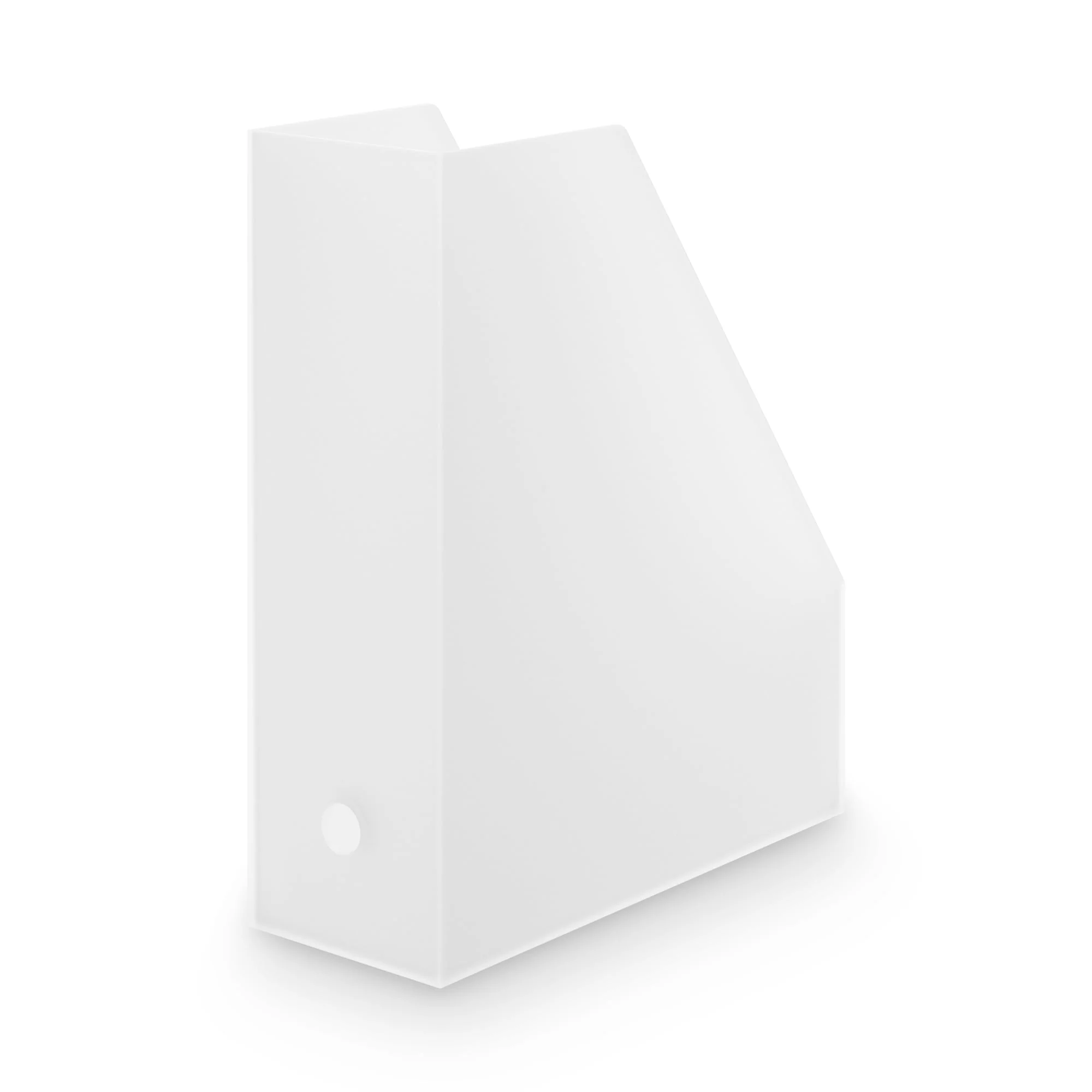 Polypropylene Magazine File Holder - Clear