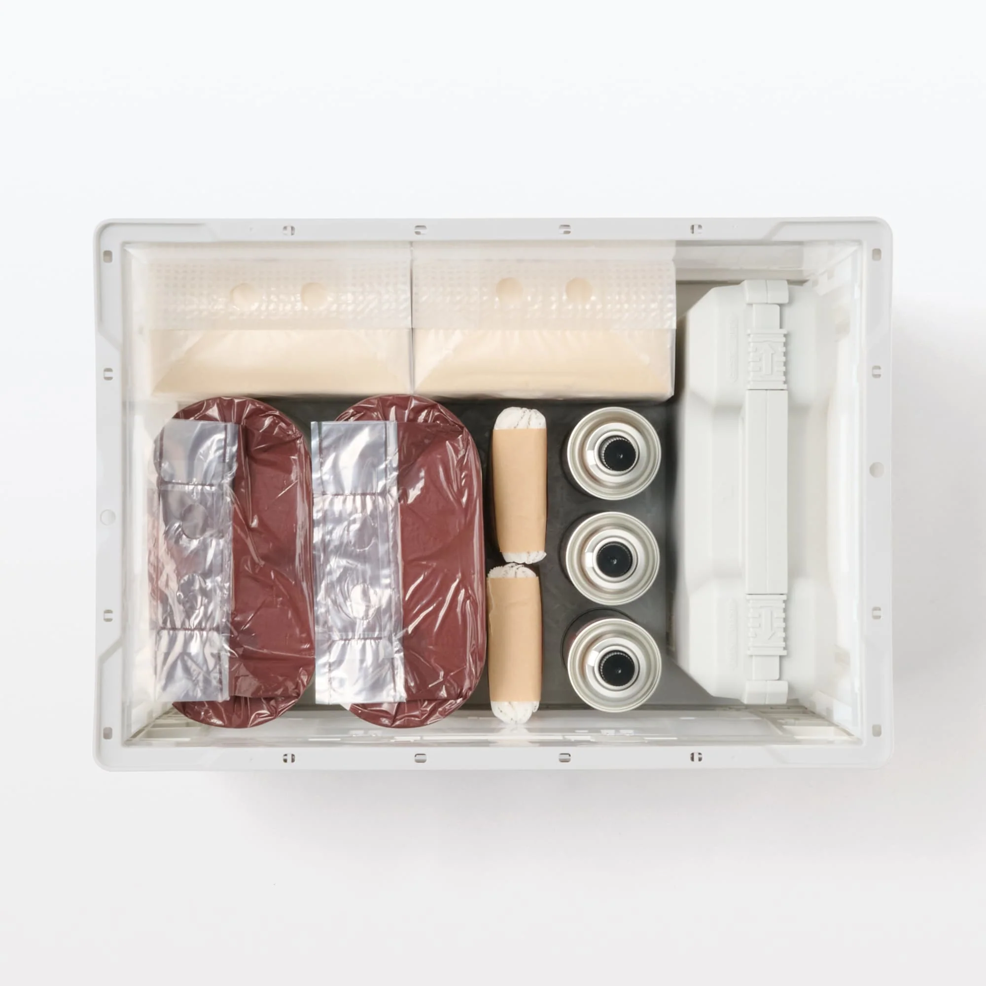 Polypropylene Translucent Folding Crate (52.8 Qt) - Image 11
