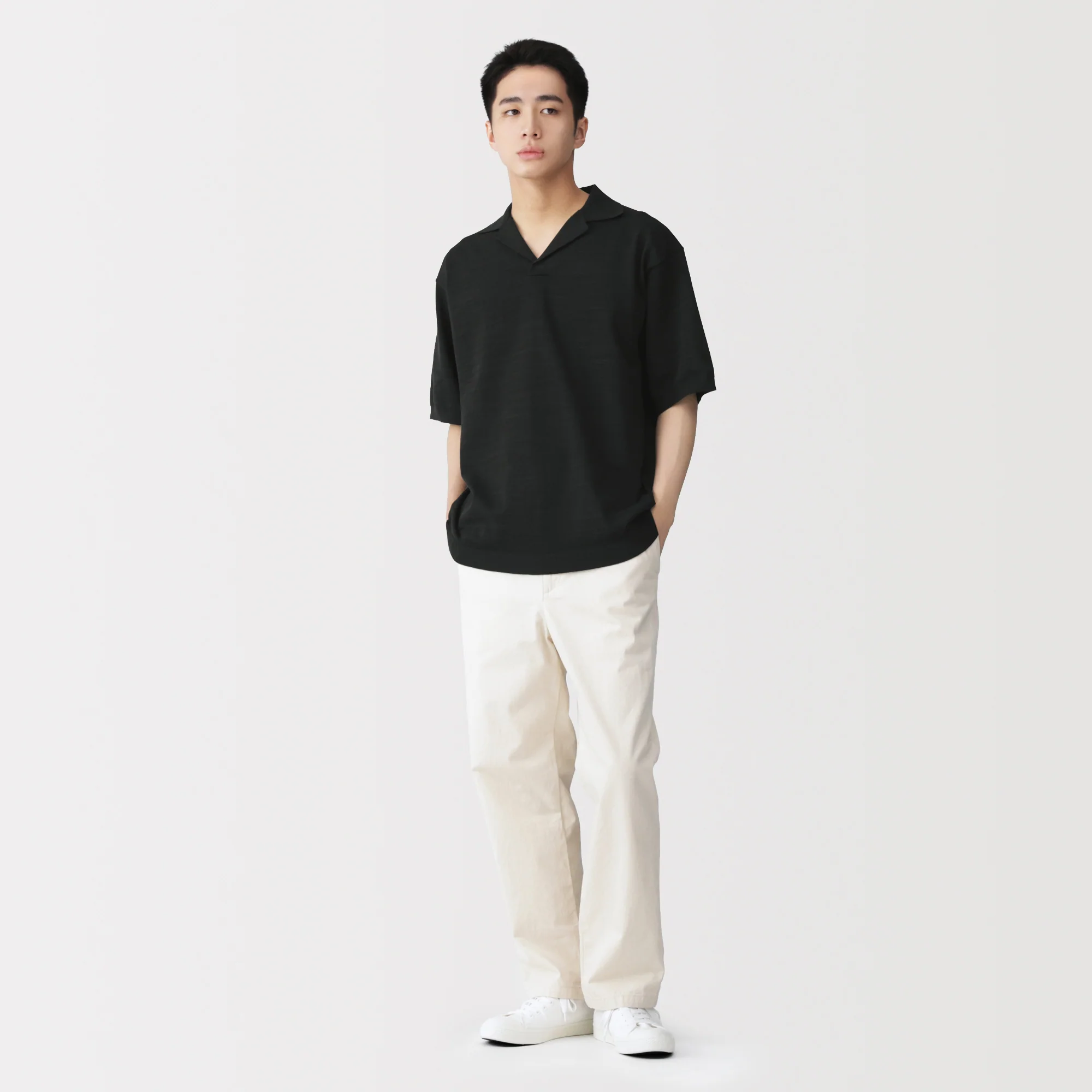 Quick Dry Open Collar Shirt - Image 18