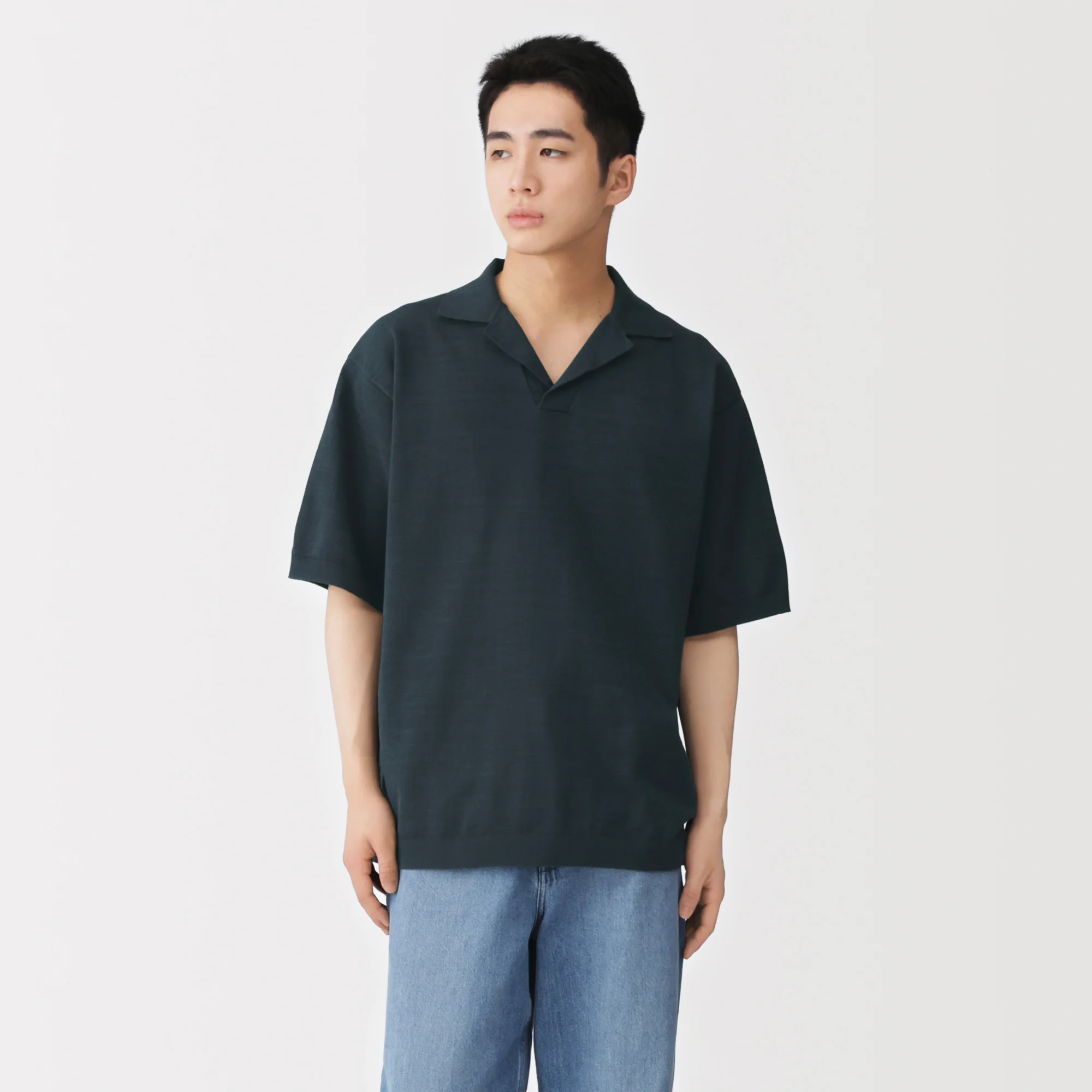 Quick Dry Open Collar Shirt - Image 3