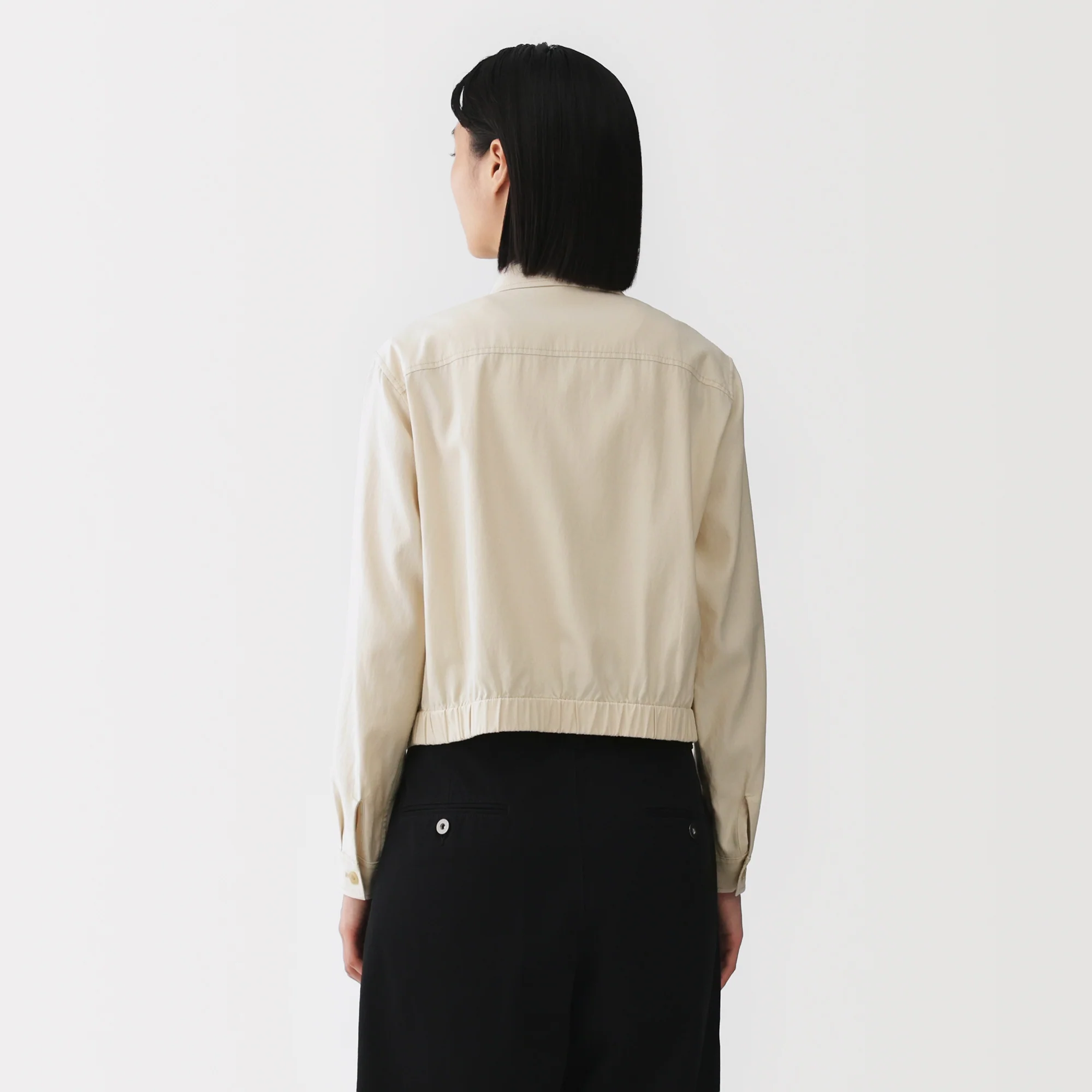 Labo Rayon Cotton Short Blouson - Image 16