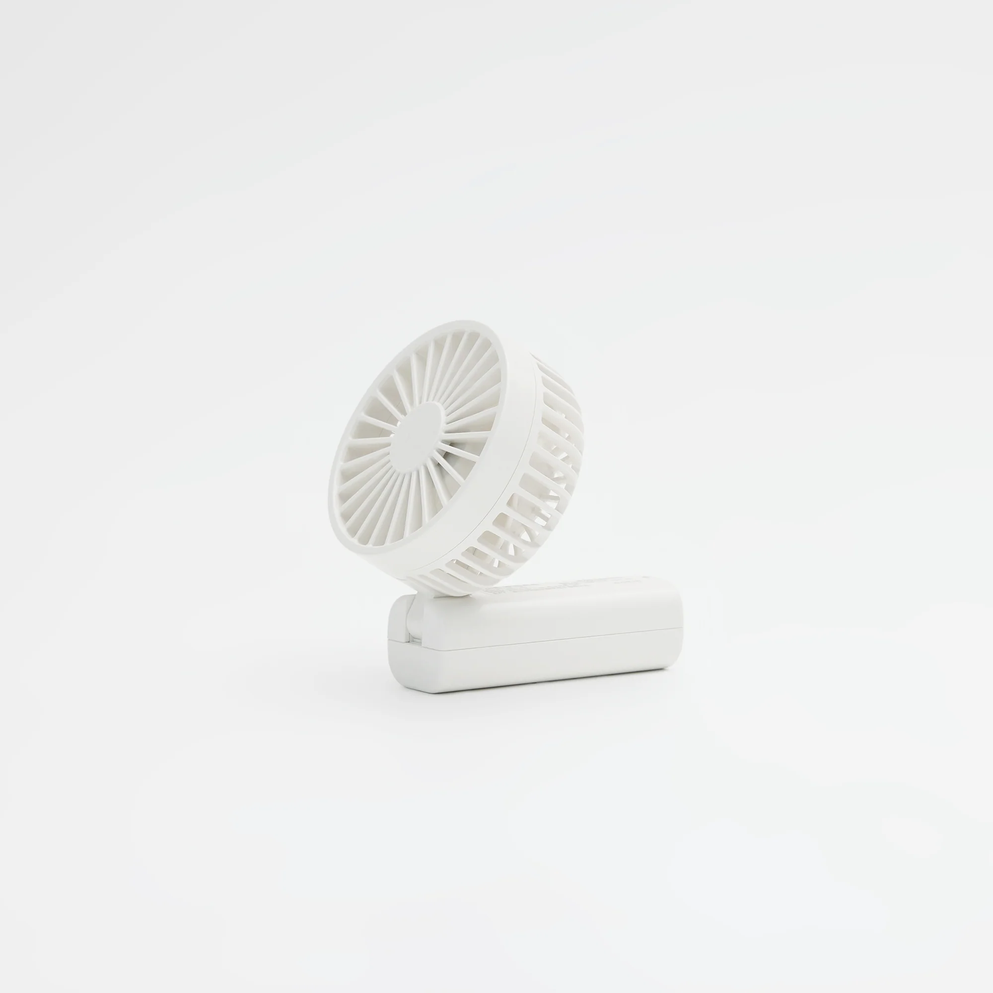 Rechargeable Compact Handheld Fan - White - Image 6