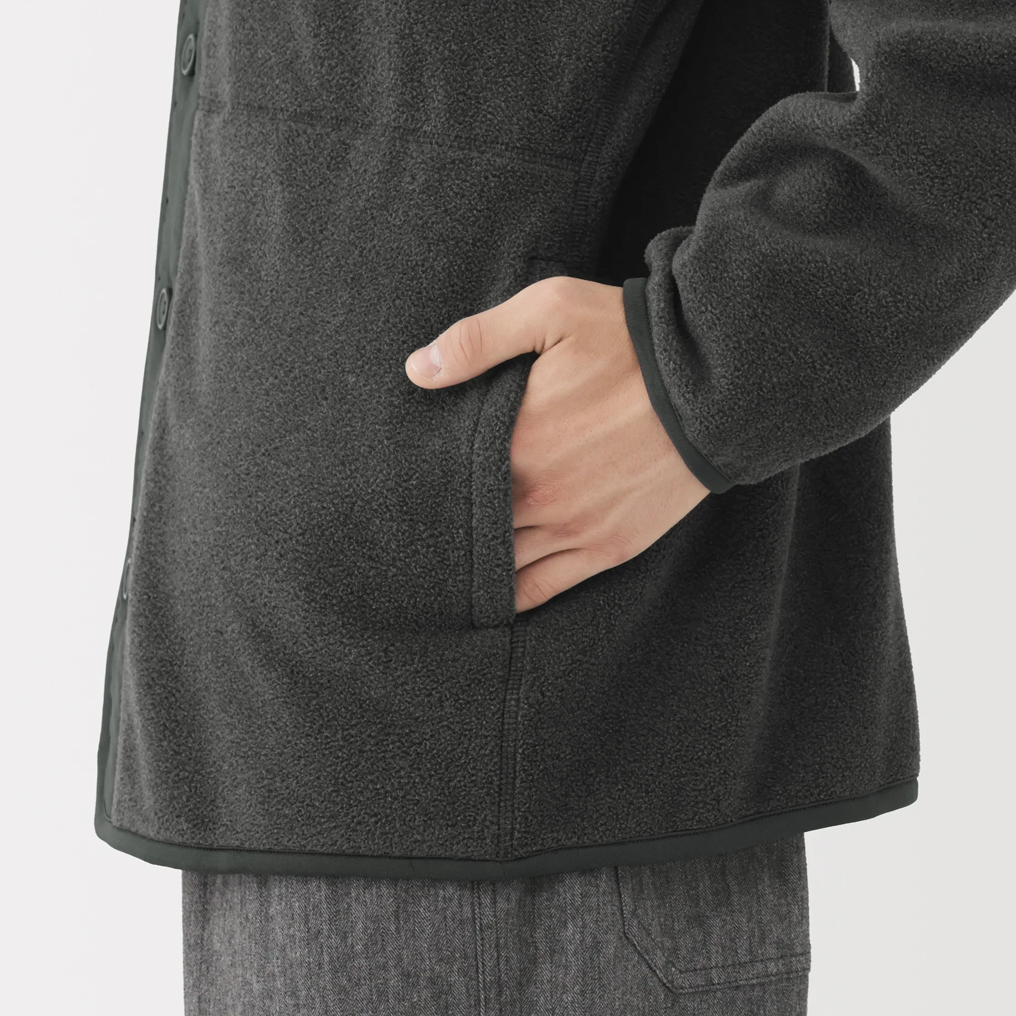 Recyclable Fleece Cardigan - Image 17