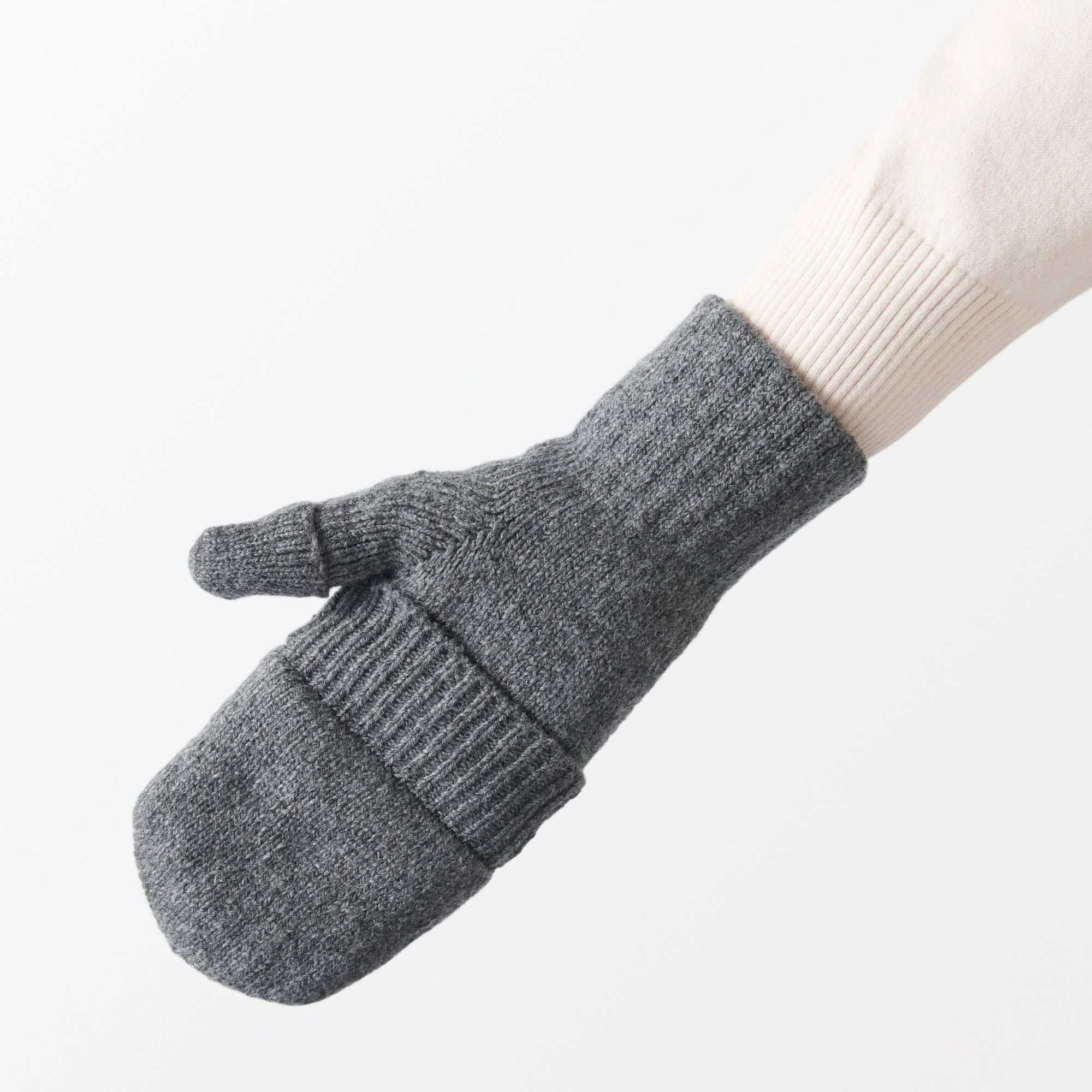 Recycled Polyester Blend Fingerless Gloves - Image 6