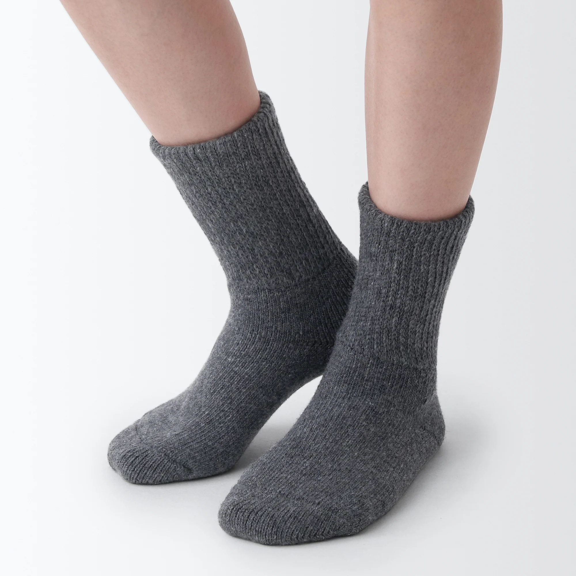 Loose Top Yak Blend Wool Cozy Socks - Image 13