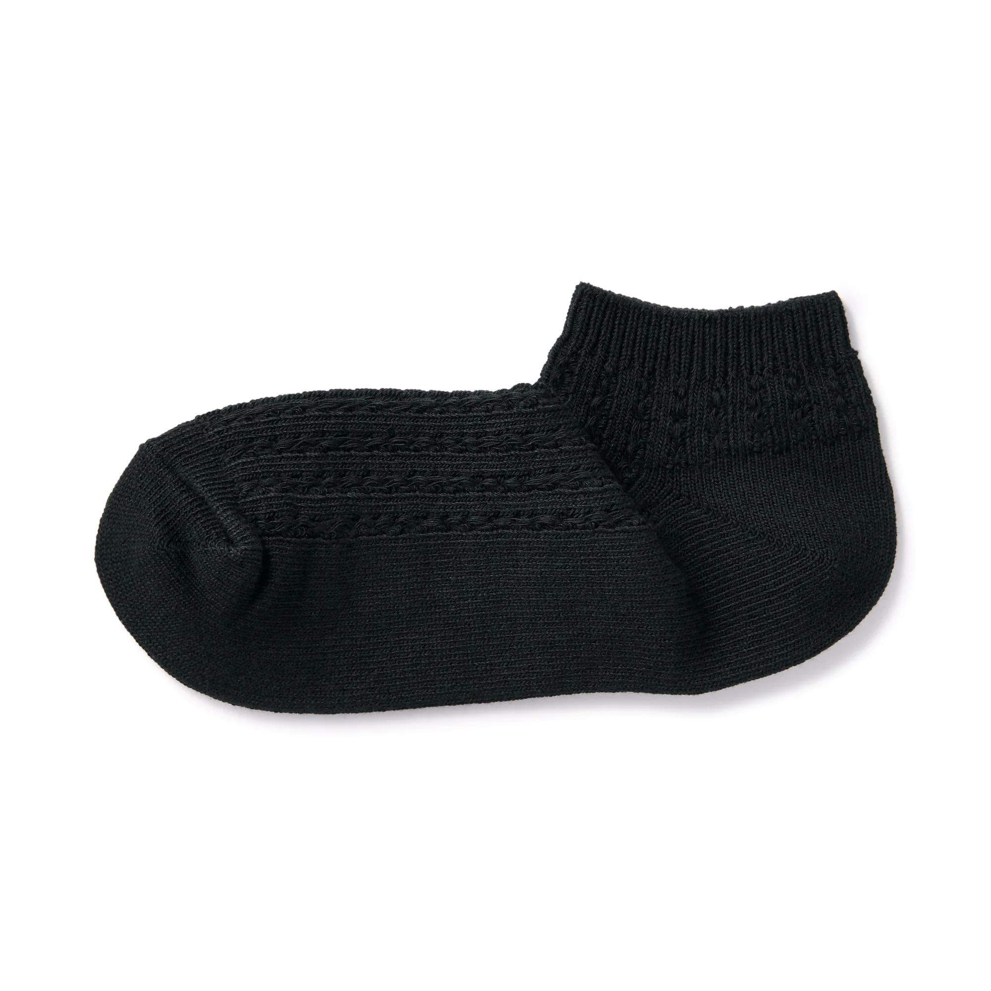 Right Angle Pattern Stitch Sneaker Socks - Image 20