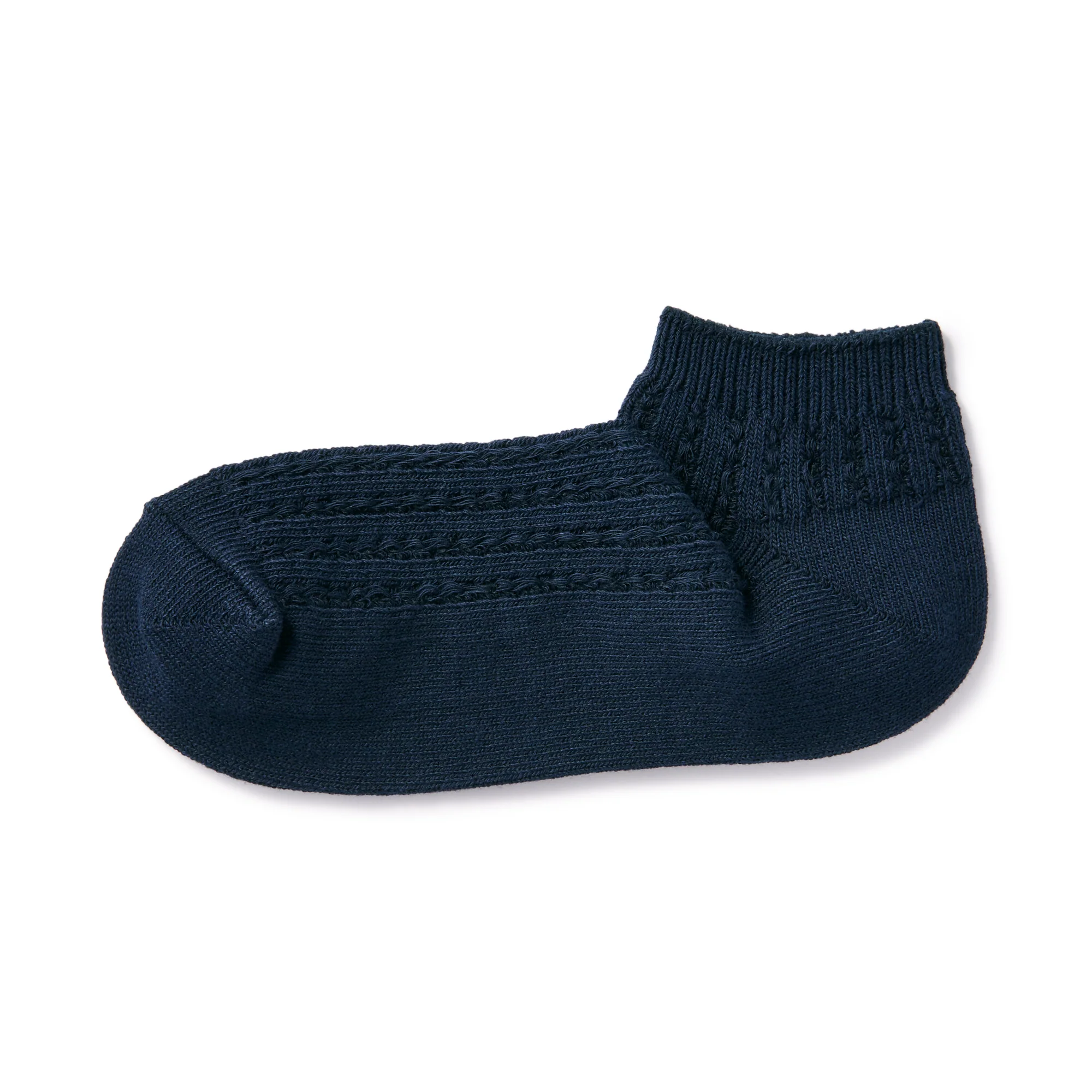 Right Angle Pattern Stitch Sneaker Socks - Image 23
