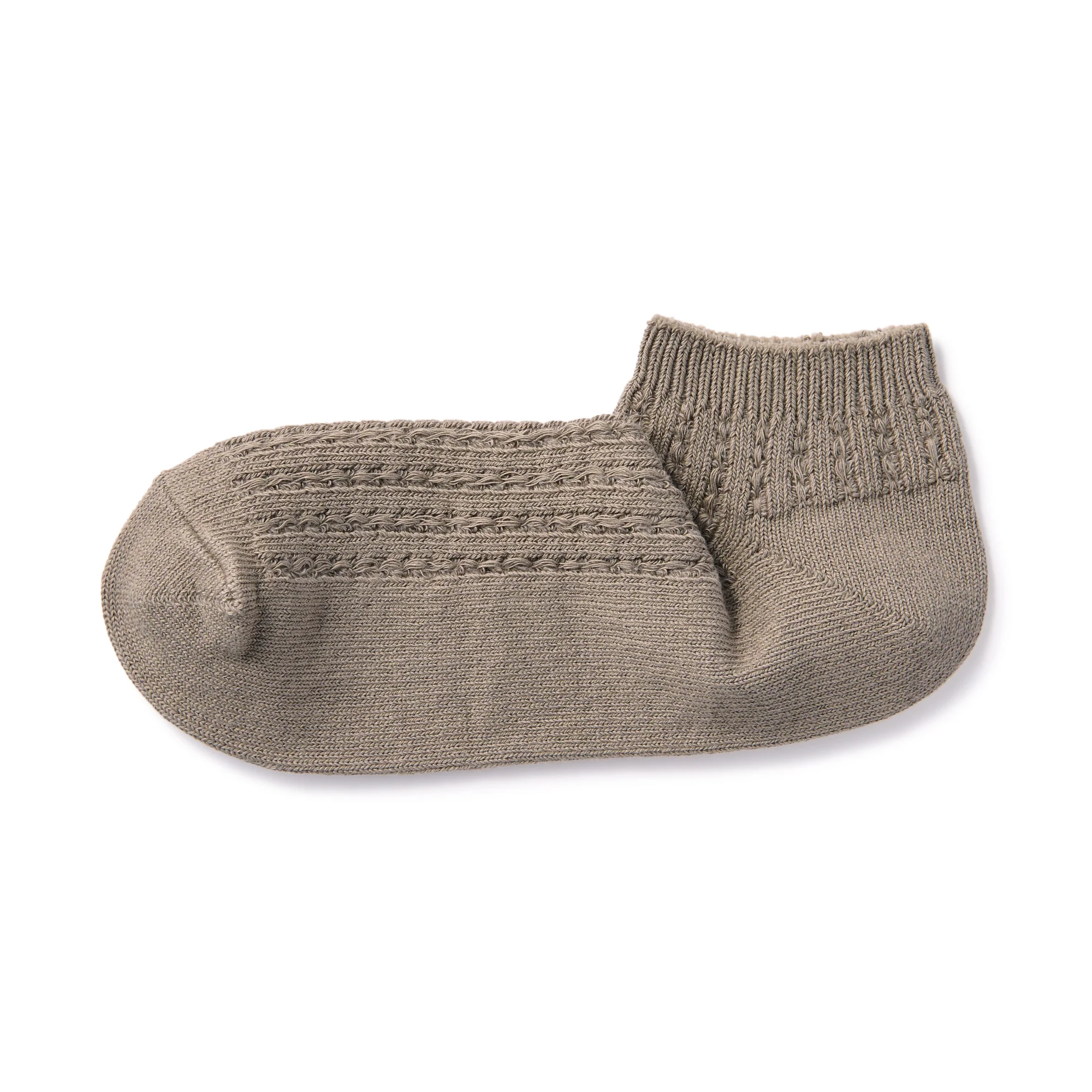 Right Angle Pattern Stitch Sneaker Socks - Image 26
