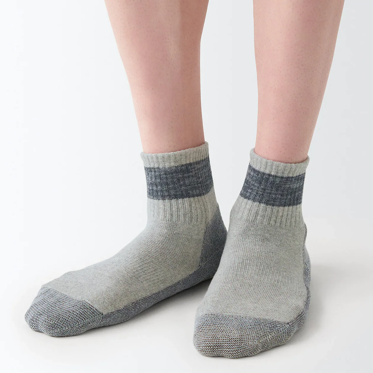 Right Angle Pile Short Socks 23-30cm - Image 3