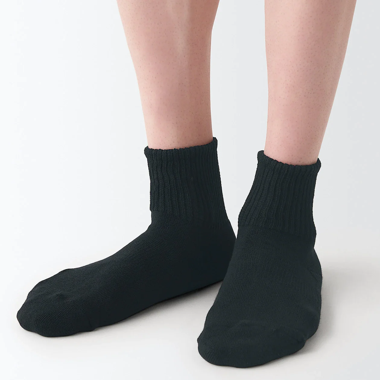Right Angle Pile Short Socks - Image 3