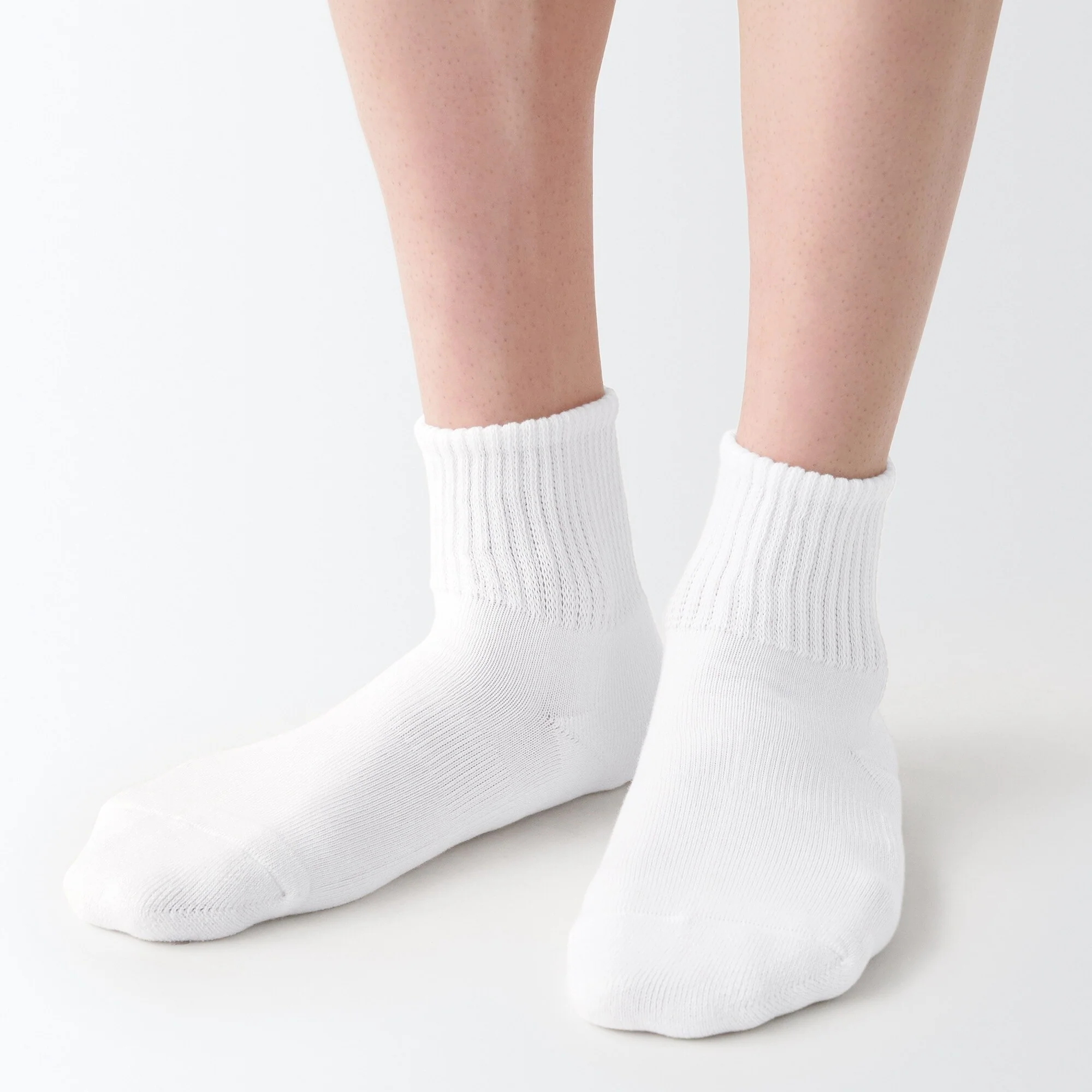 Right Angle Pile Short Socks - Image 7
