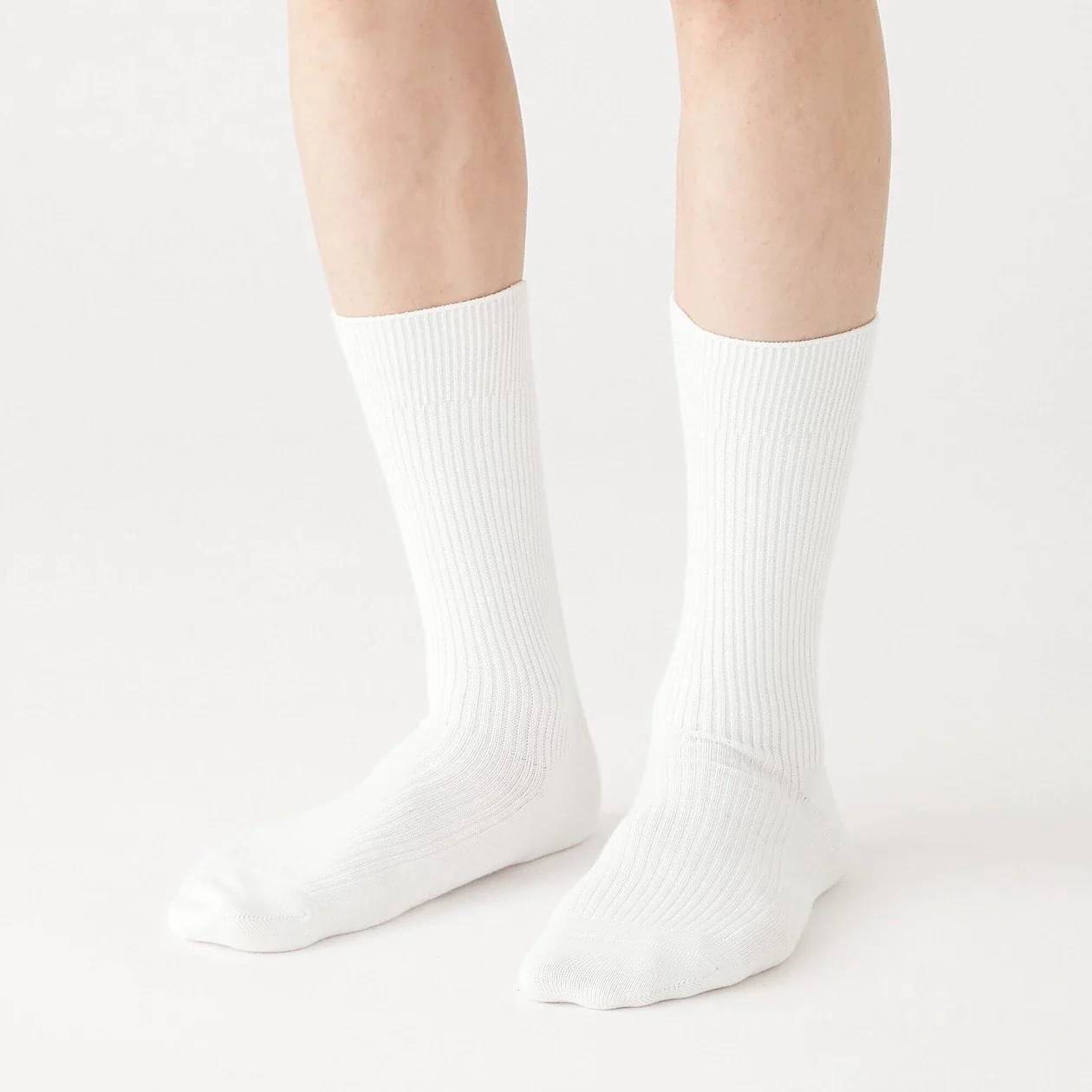Right Angle Ribbed Long Socks - Image 7