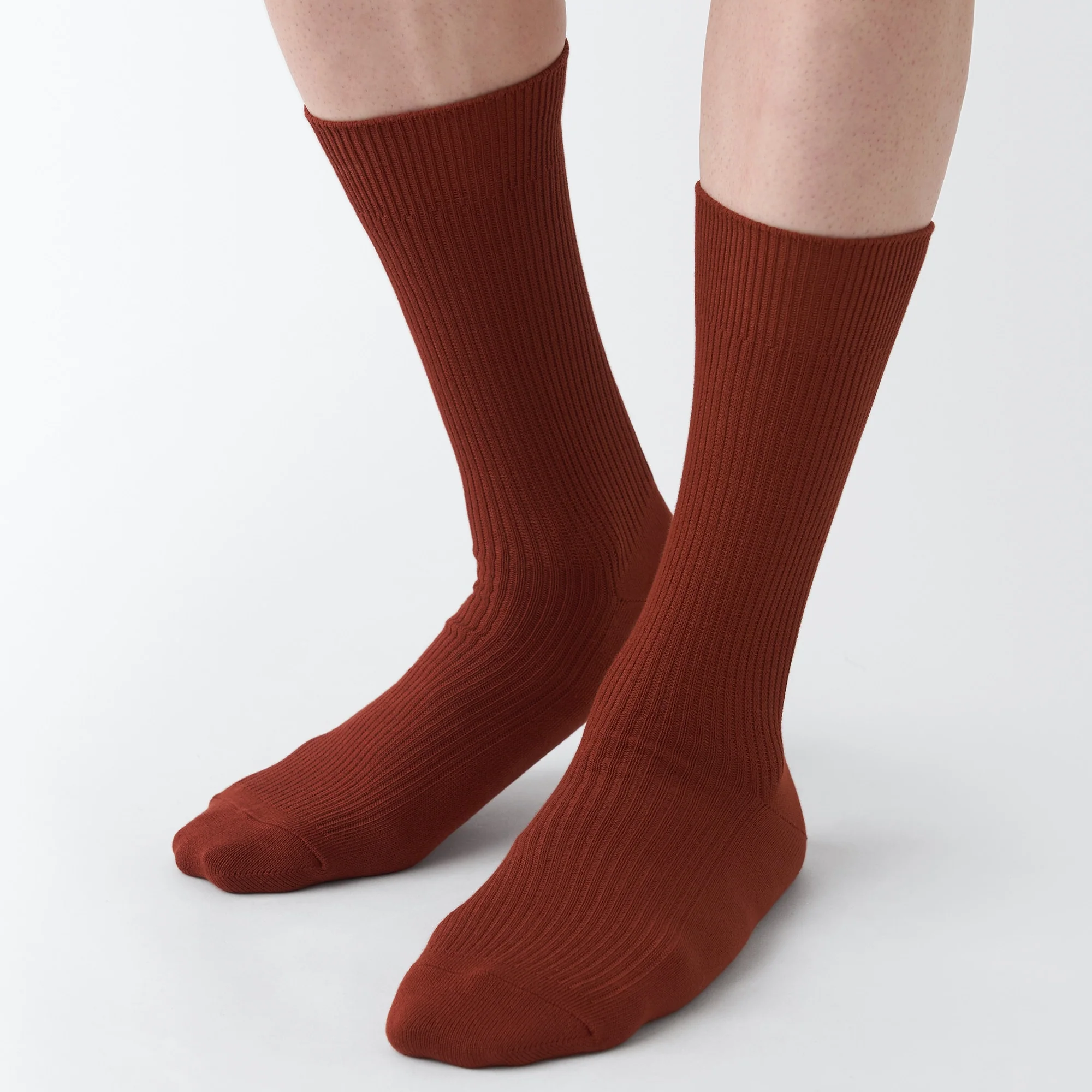 Right Angle Ribbed Socks