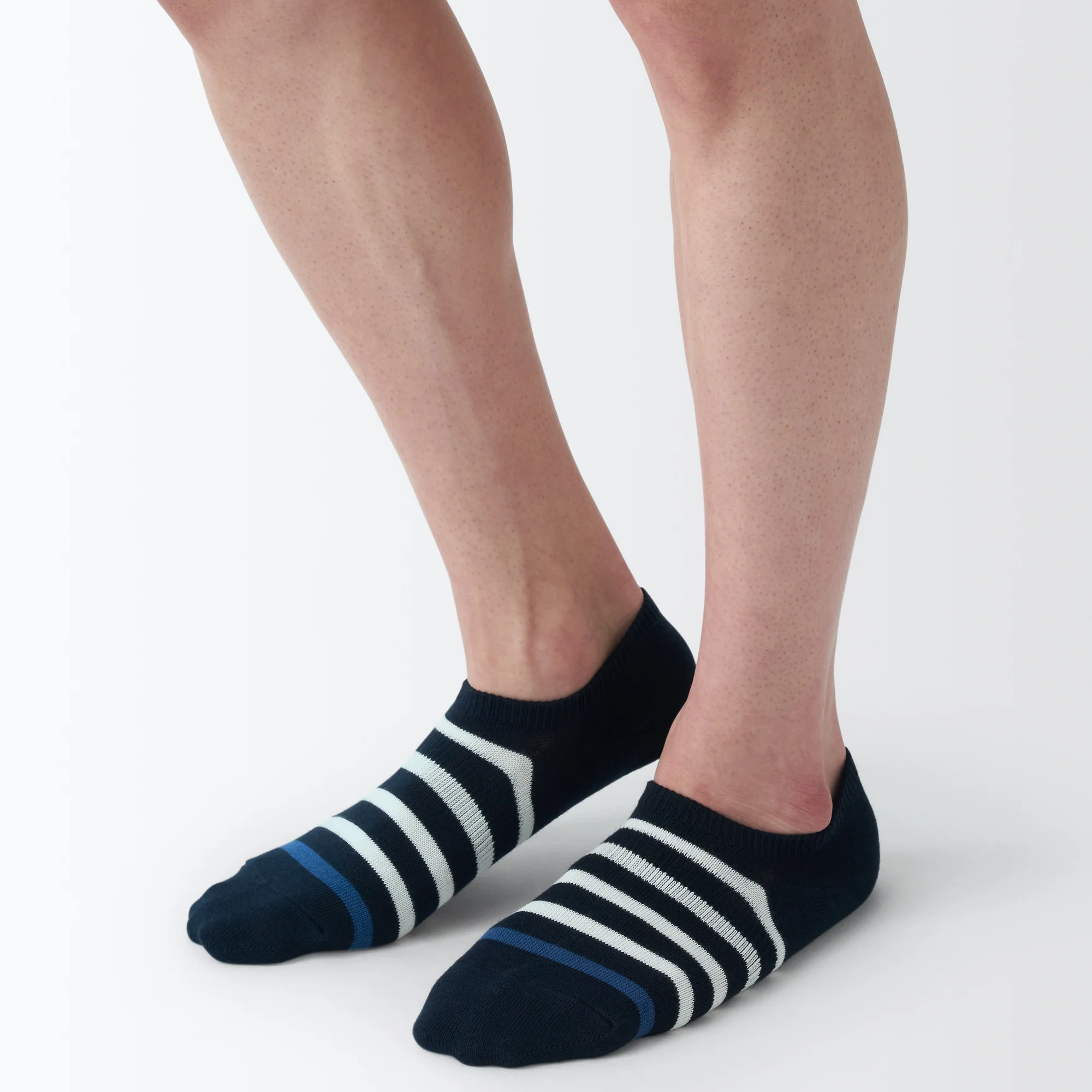 Right Angle Striped Sneaker Socks - Image 15