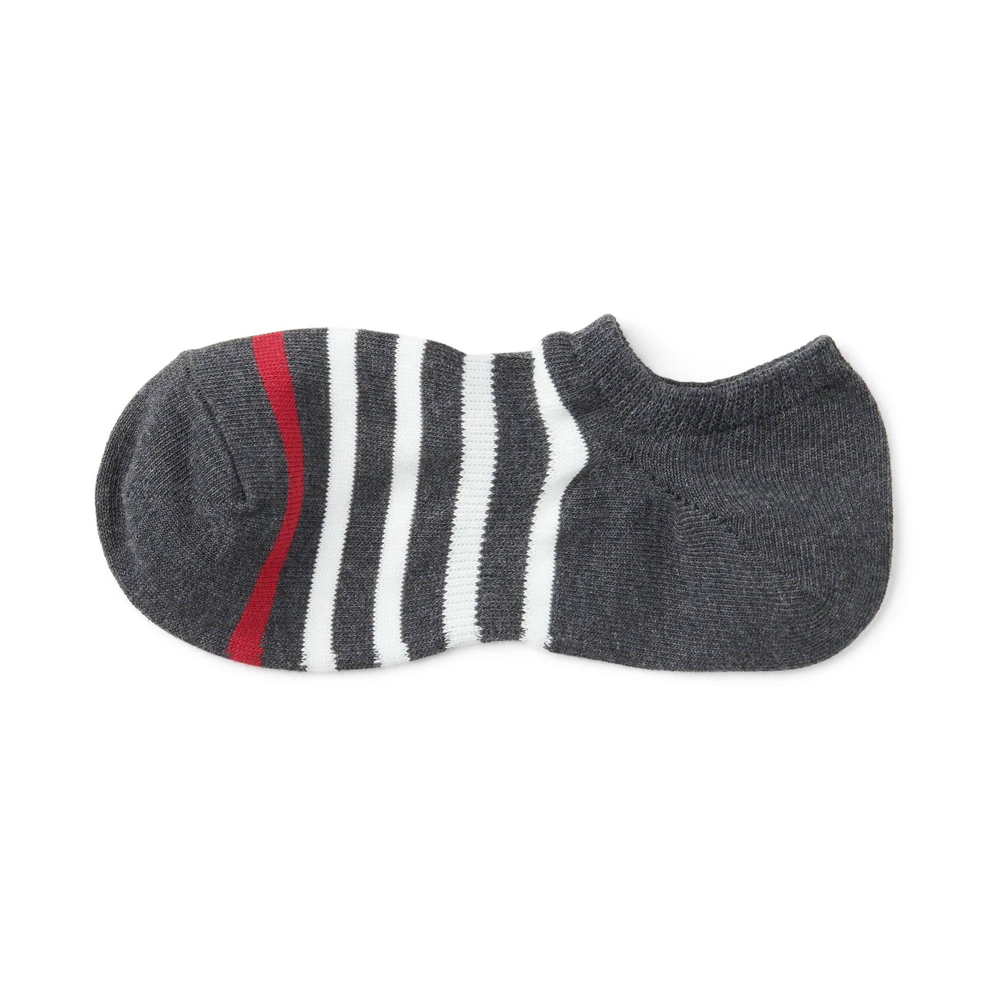 Right Angle Striped Sneaker Socks - Image 2
