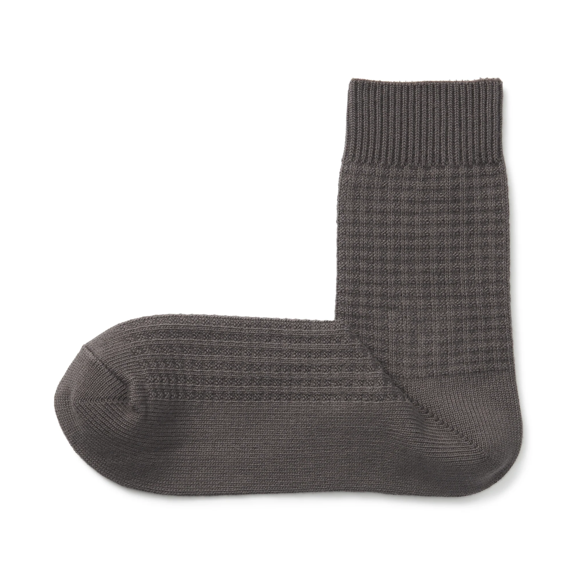 Right Angle Waffle Short Socks - Image 2