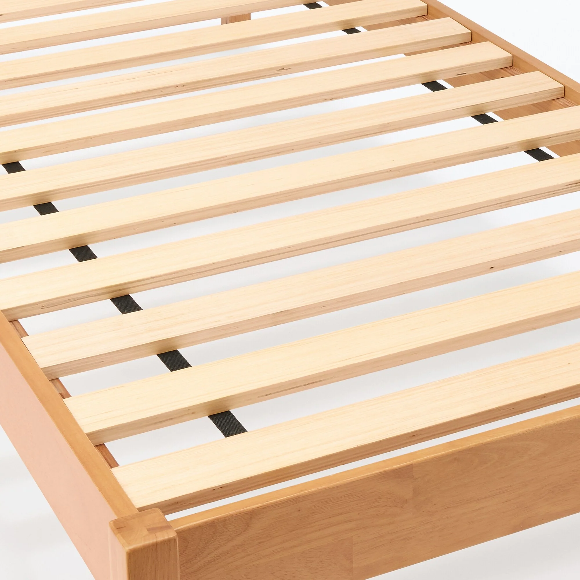 [HD] Rubberwood Wooden Bed - Double - Image 5