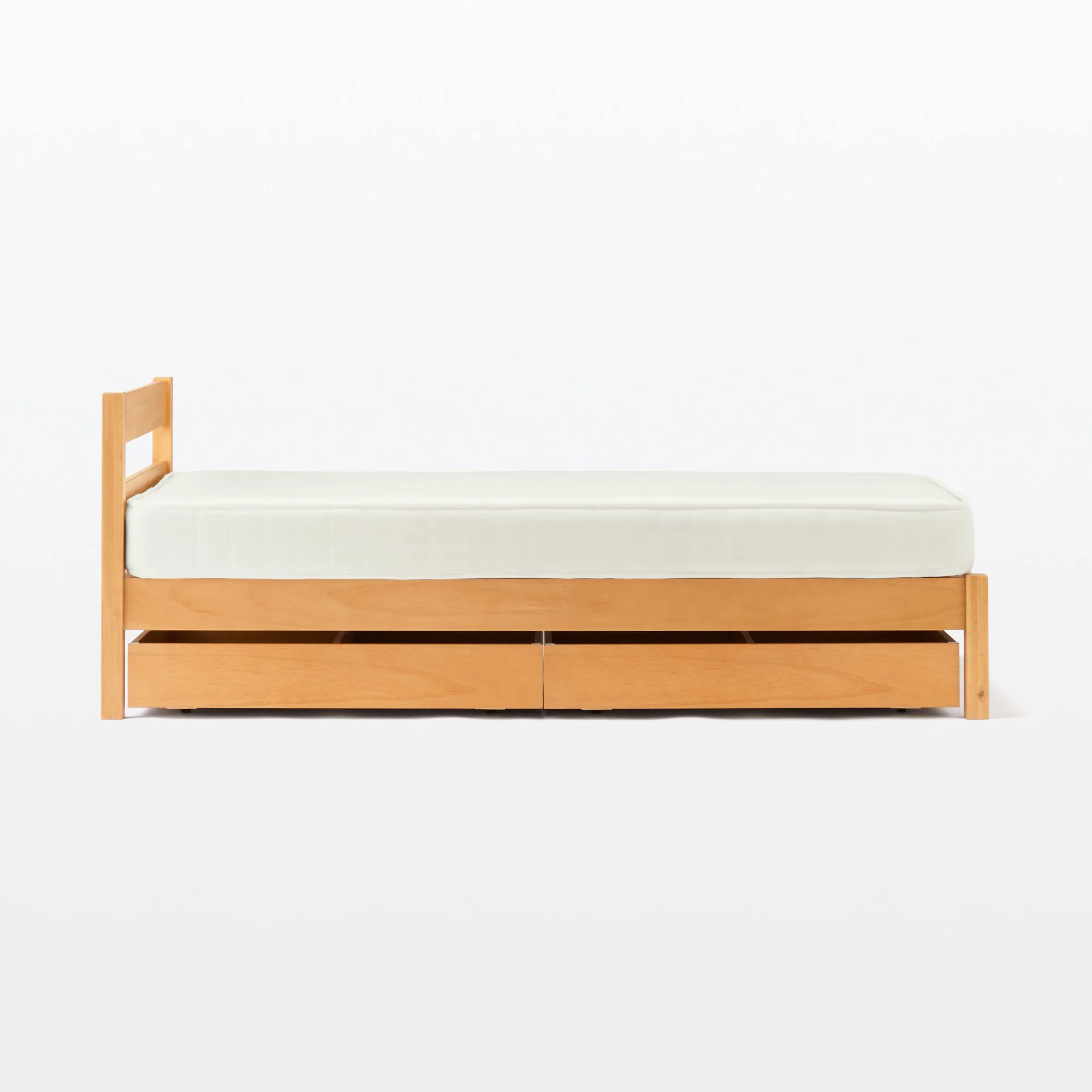 [HD] Rubberwood Wooden Bed - Double - Image 8