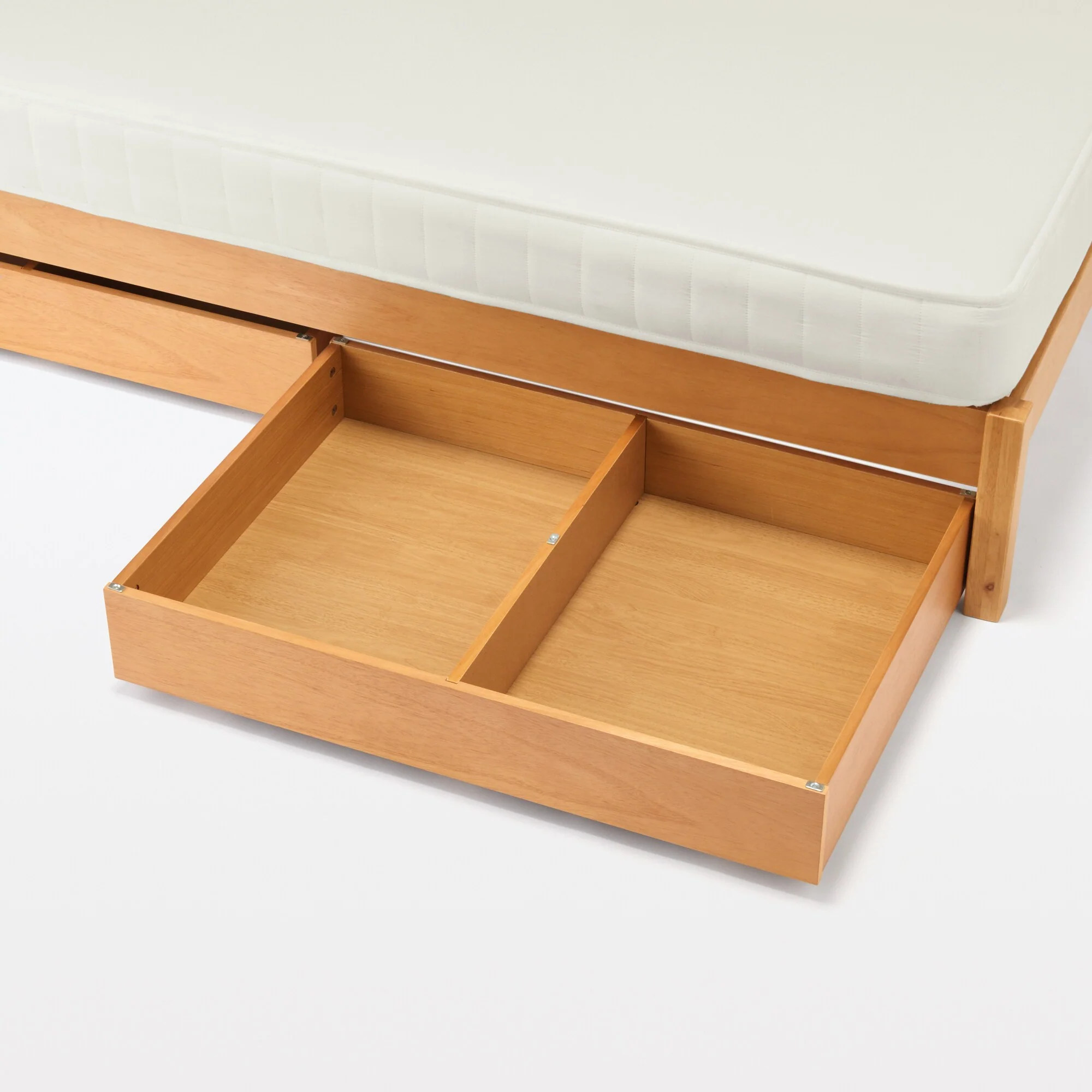 [HD] Rubberwood Wooden Bed - Double - Image 9