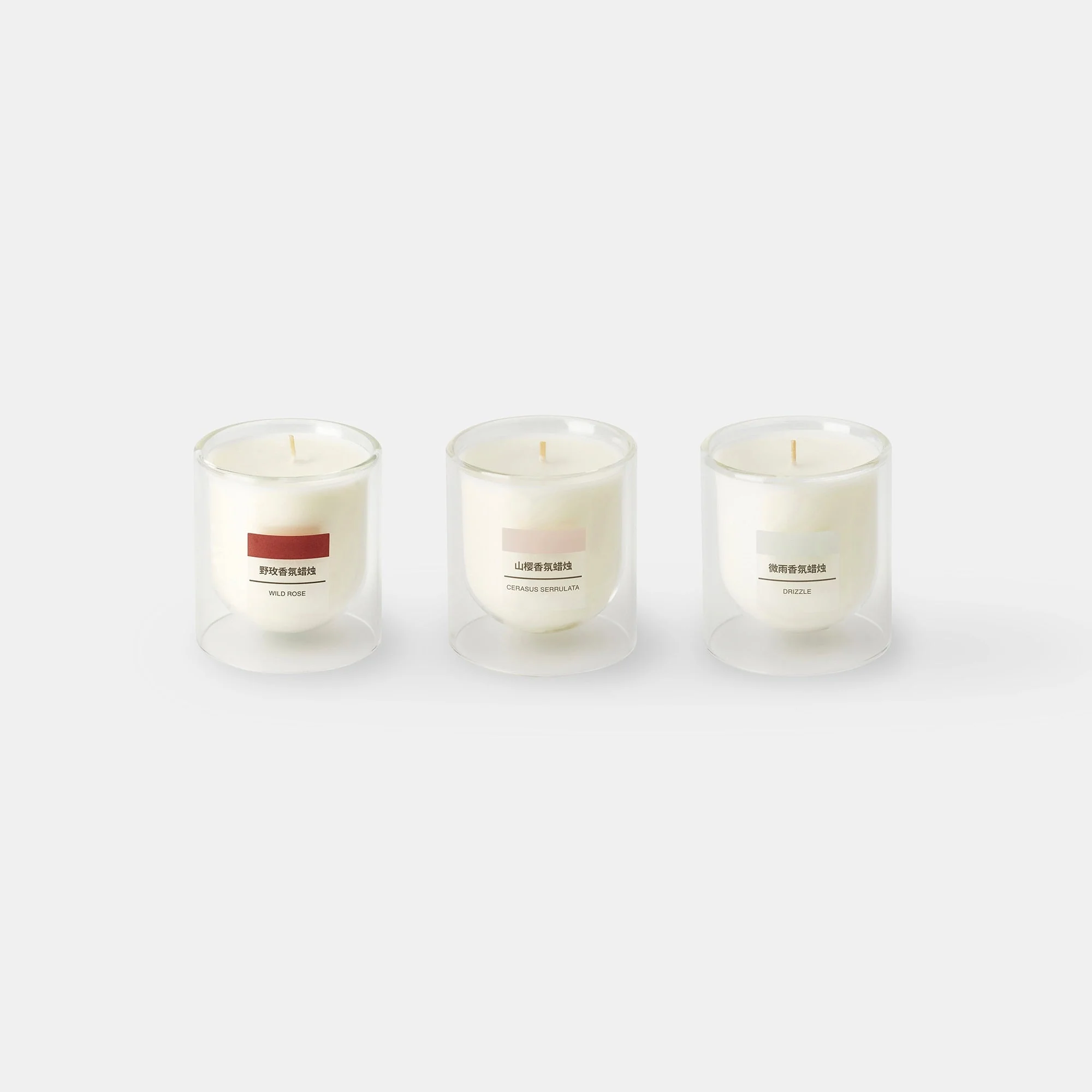 Scented Double Wall Glass Candle - Light Rain - Image 10