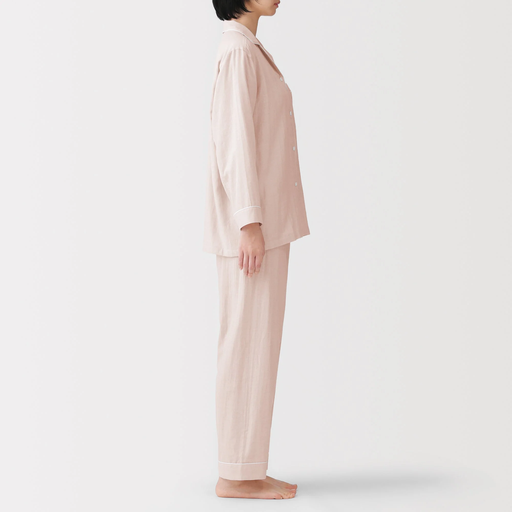 Side Seamless Double Gauze Pajamas - Image 52