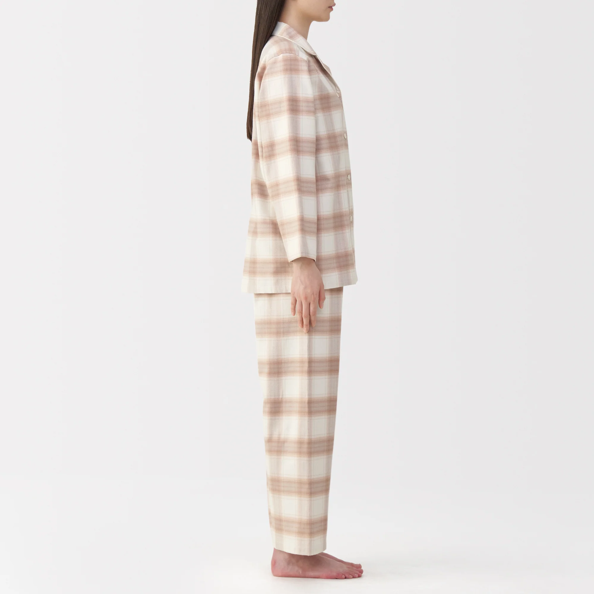 Side Seamless Flannel Pajamas - Image 5