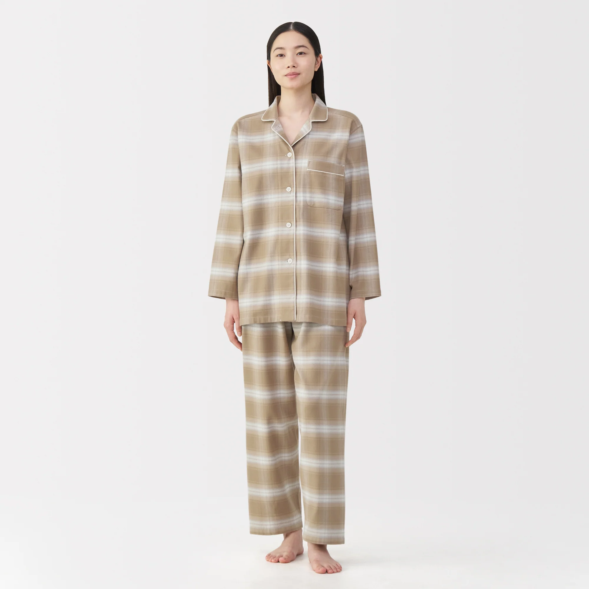 Side Seamless Flannel Pajamas - Image 94