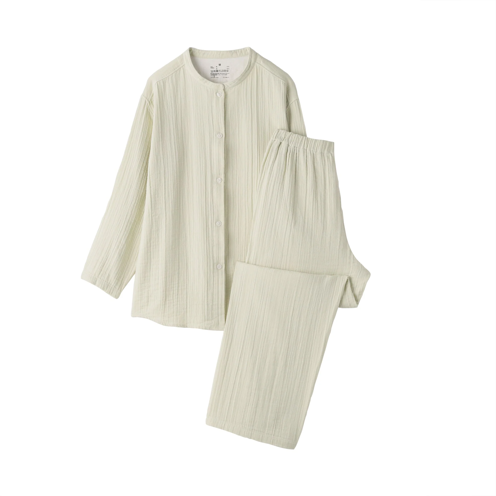 Side Seamless Gauze Pajamas - Image 2