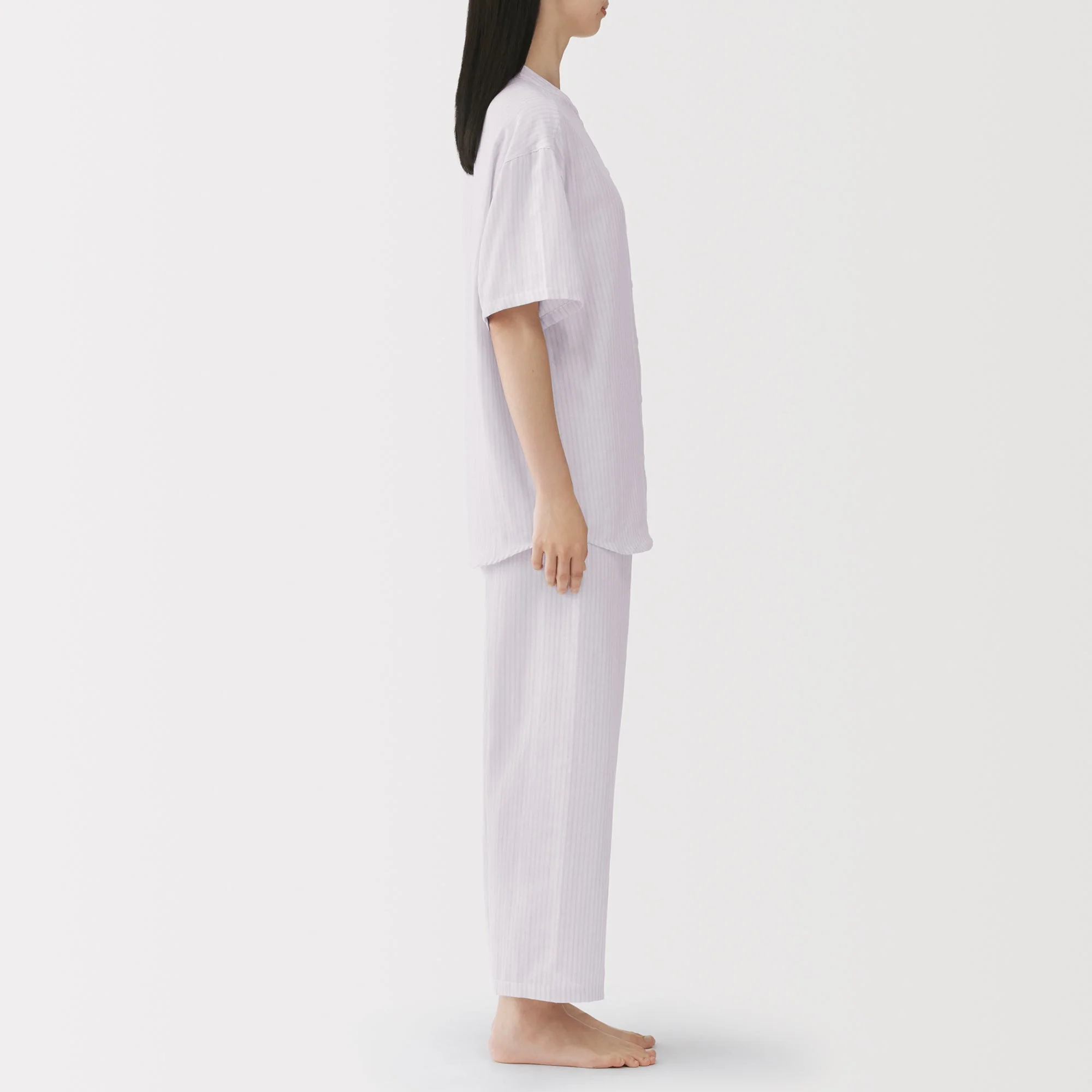 Side Seamless Lightweight Gauze Pajamas - Image 15