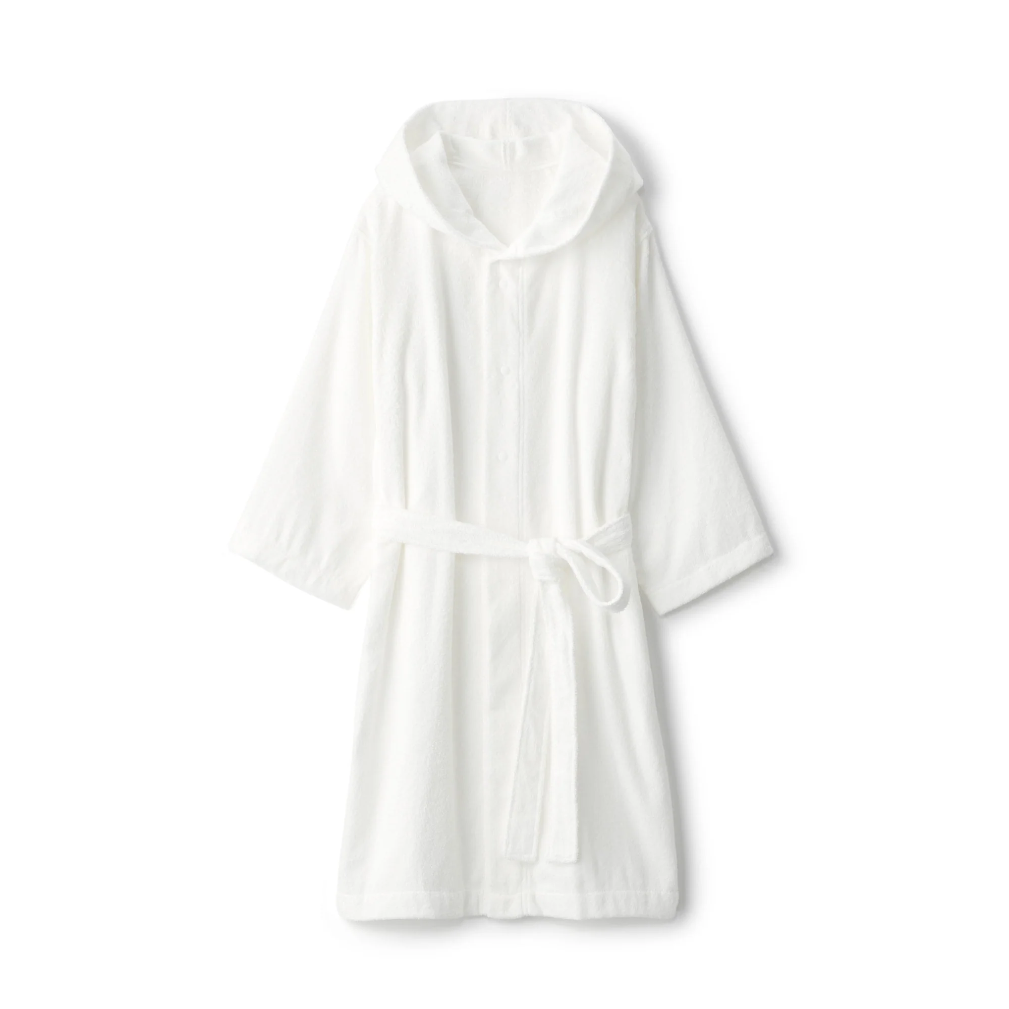 Side Seamless Pile Bathrobe - Image 2