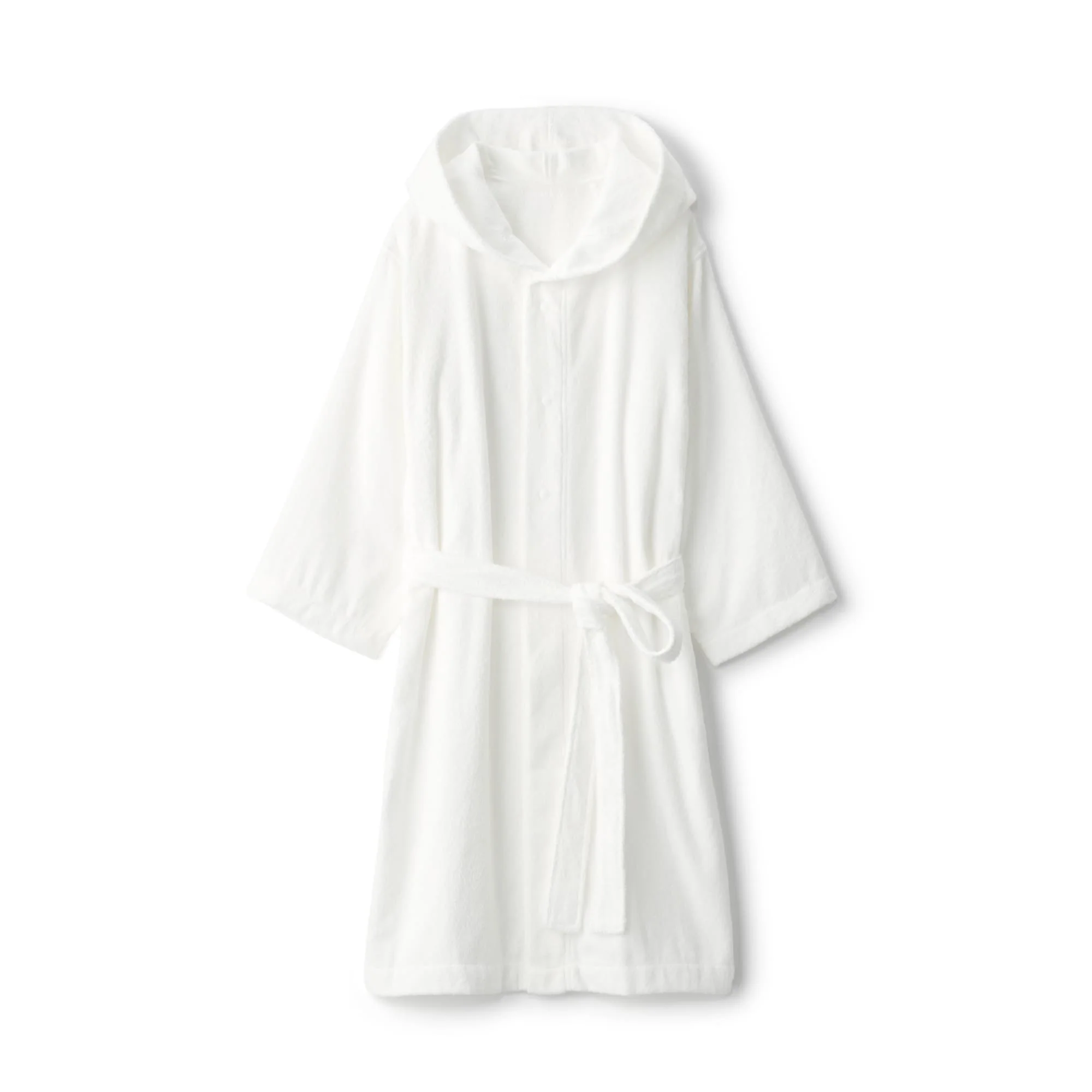 Side Seamless Pile Bathrobe - Image 2